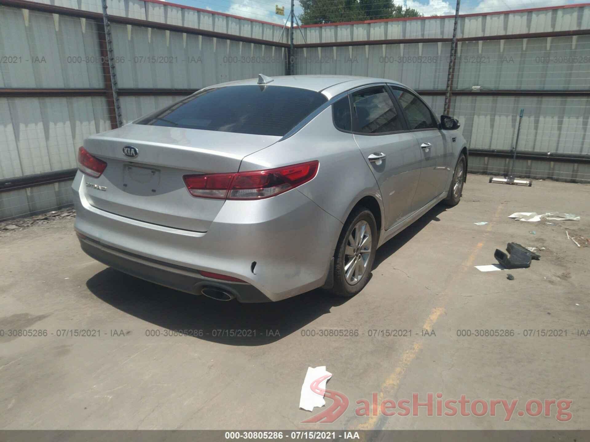 KNAGT4L39H5155581 2017 KIA OPTIMA