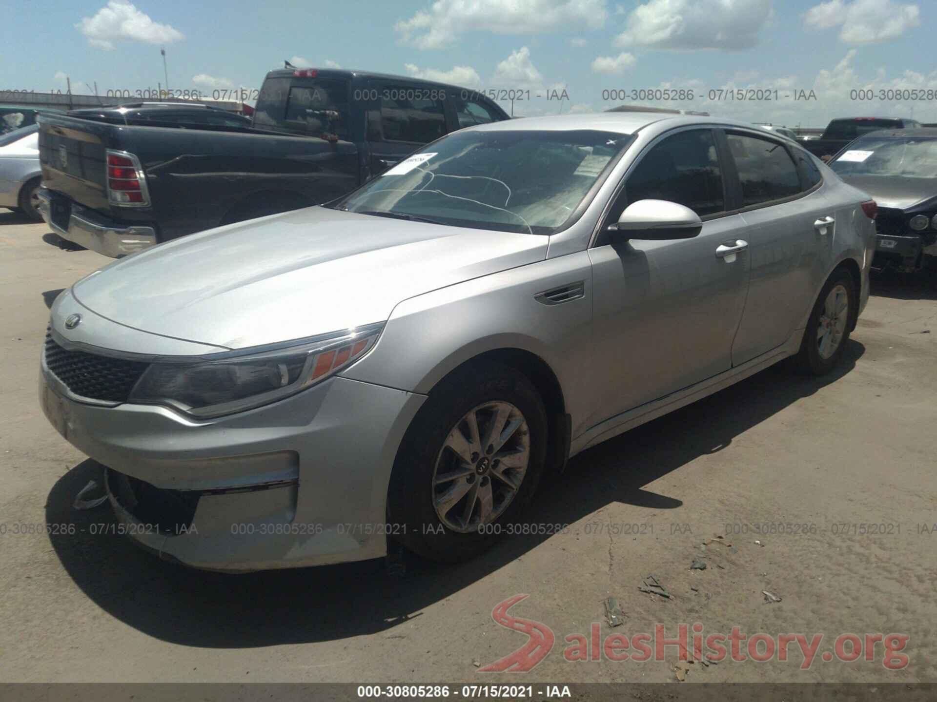 KNAGT4L39H5155581 2017 KIA OPTIMA