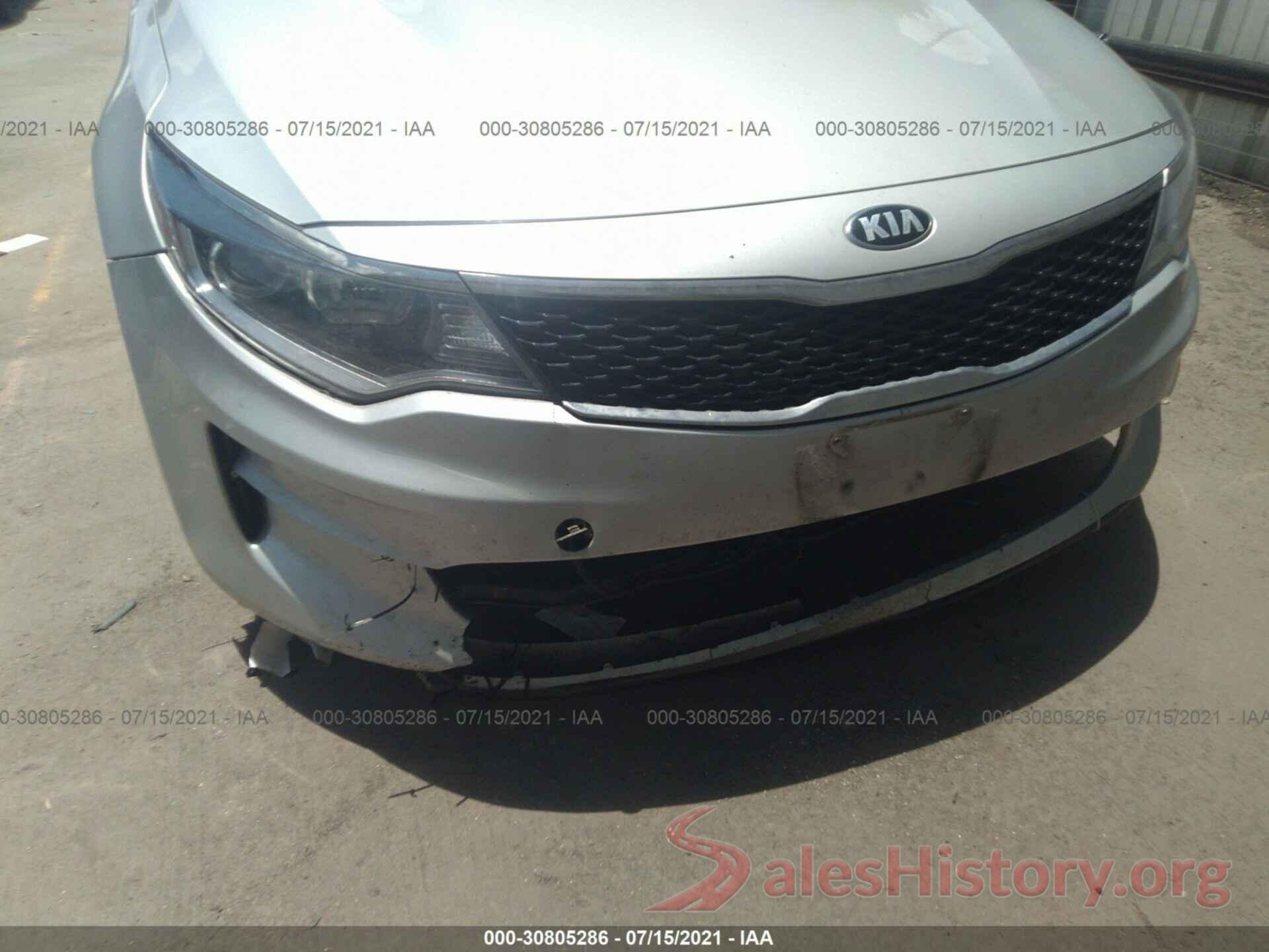 KNAGT4L39H5155581 2017 KIA OPTIMA