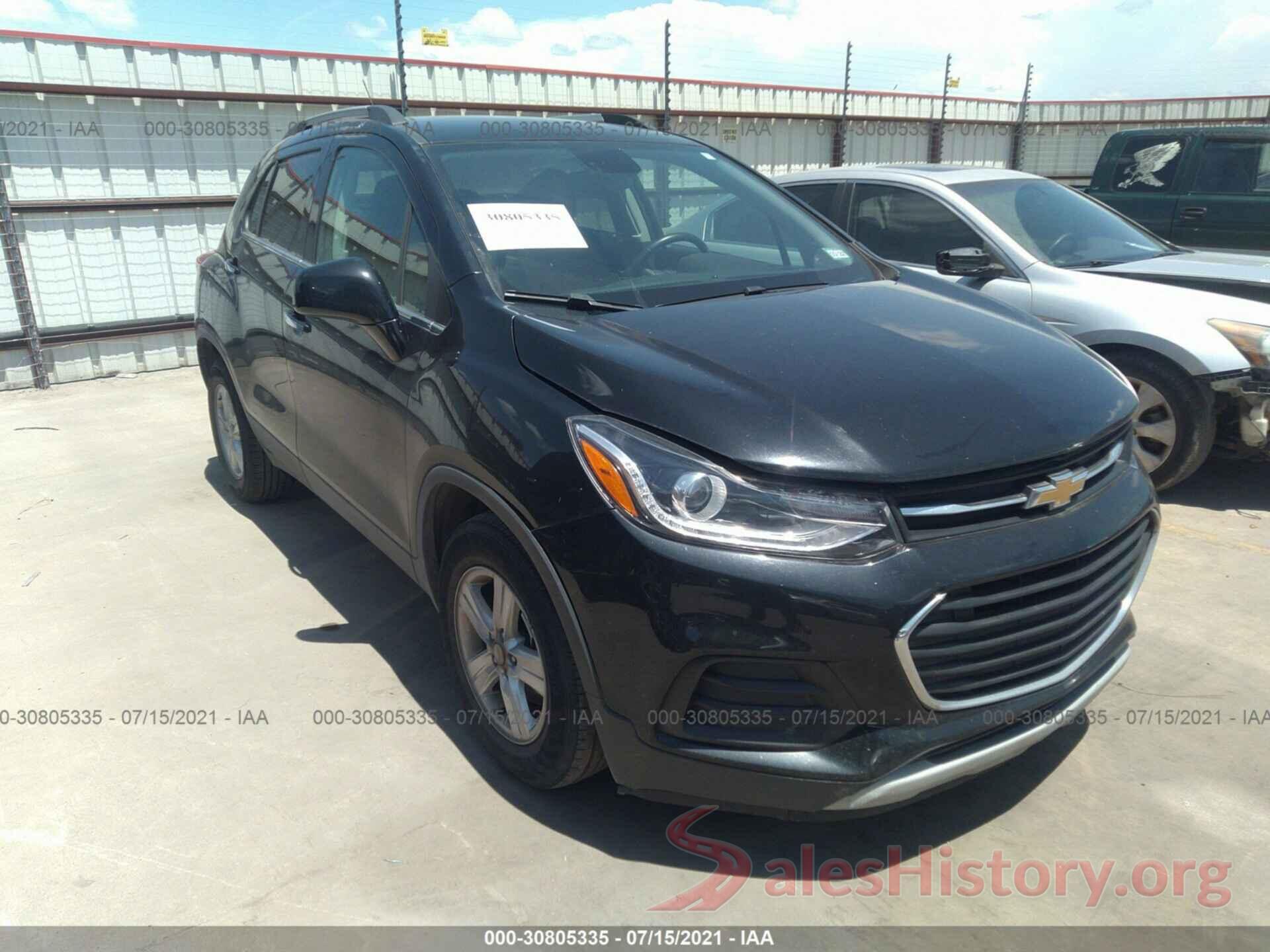 3GNCJLSB3HL289472 2017 CHEVROLET TRAX