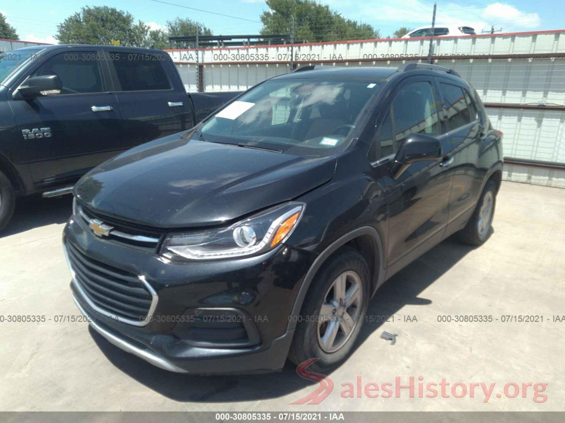 3GNCJLSB3HL289472 2017 CHEVROLET TRAX