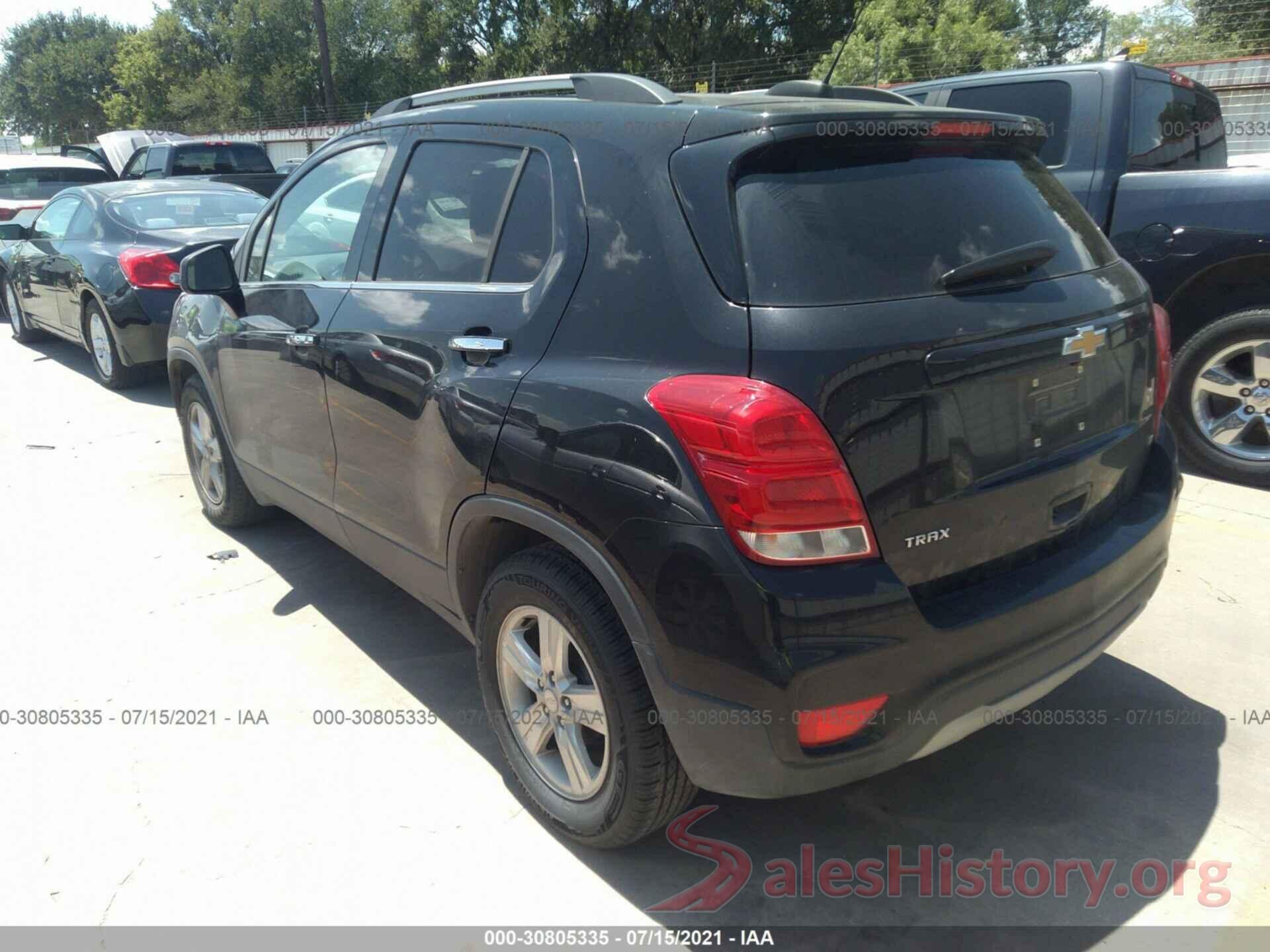 3GNCJLSB3HL289472 2017 CHEVROLET TRAX