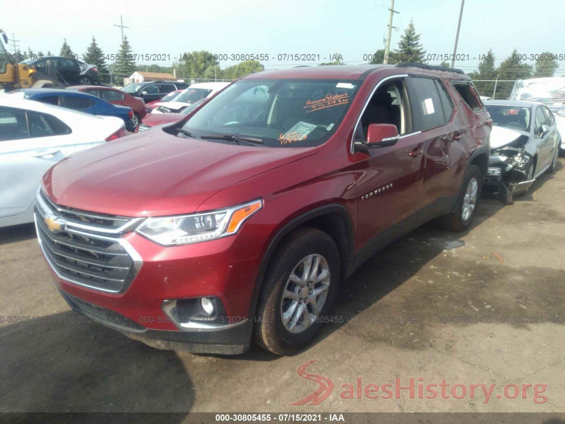 1GNERGKW3MJ158832 2021 CHEVROLET TRAVERSE