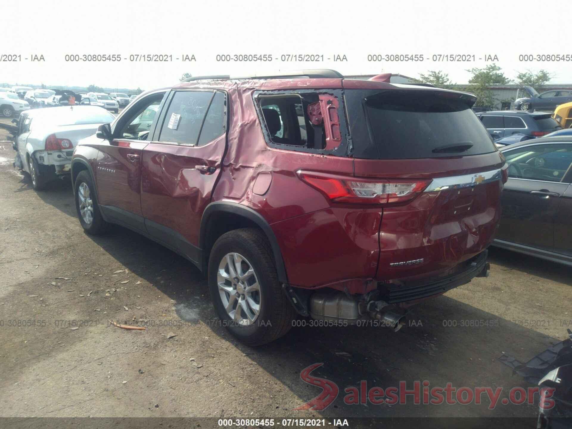 1GNERGKW3MJ158832 2021 CHEVROLET TRAVERSE