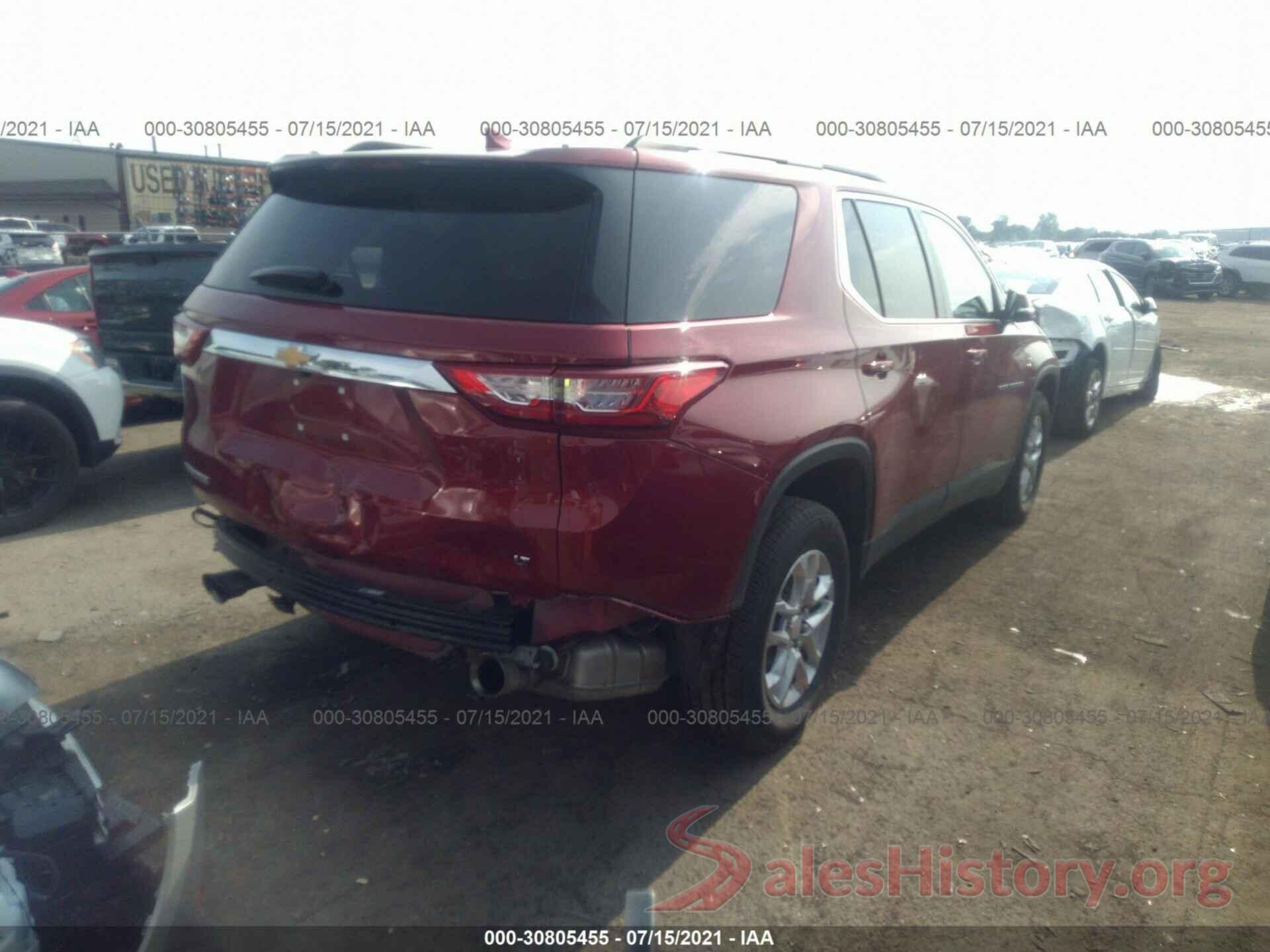 1GNERGKW3MJ158832 2021 CHEVROLET TRAVERSE