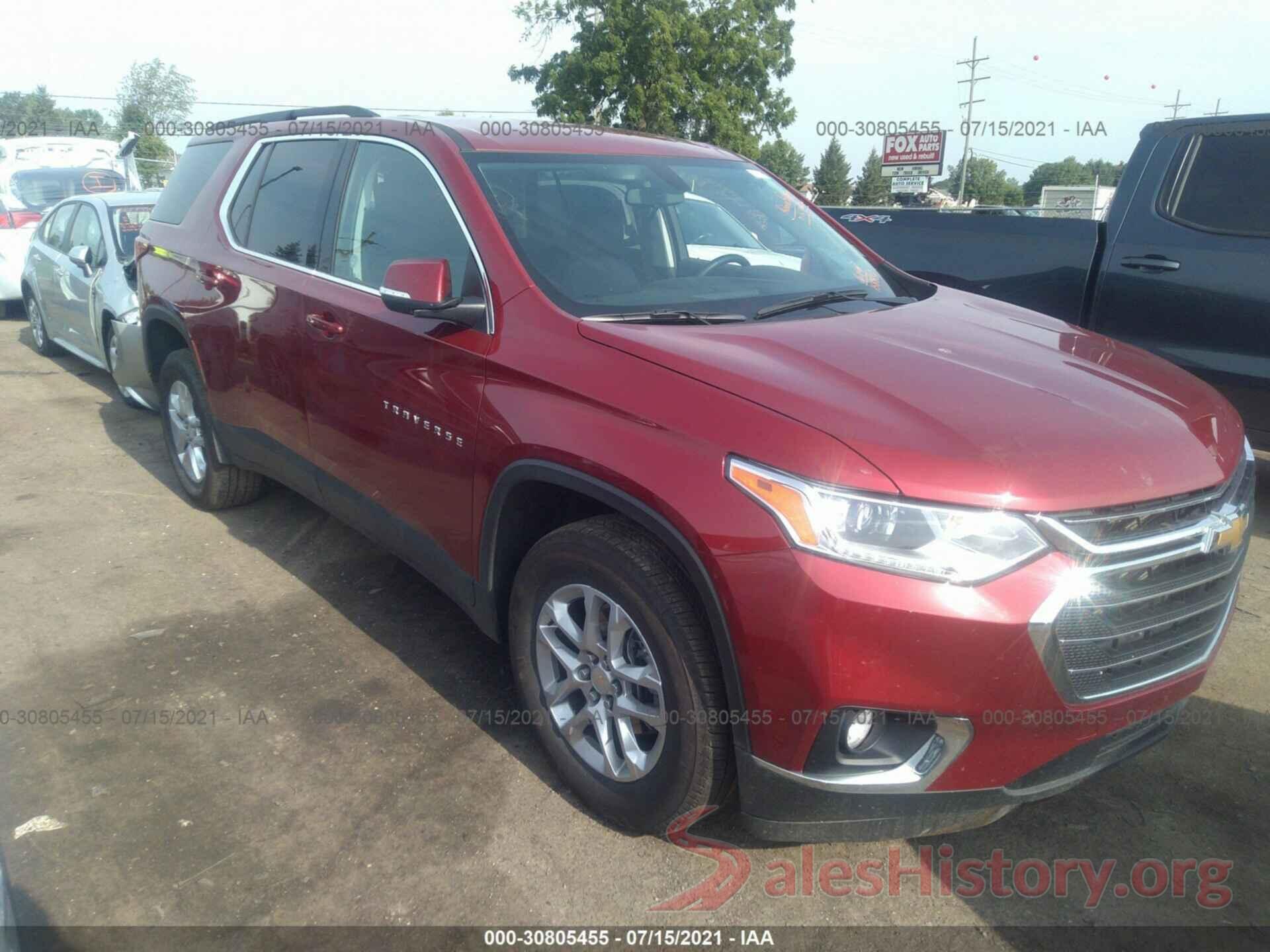 1GNERGKW3MJ158832 2021 CHEVROLET TRAVERSE