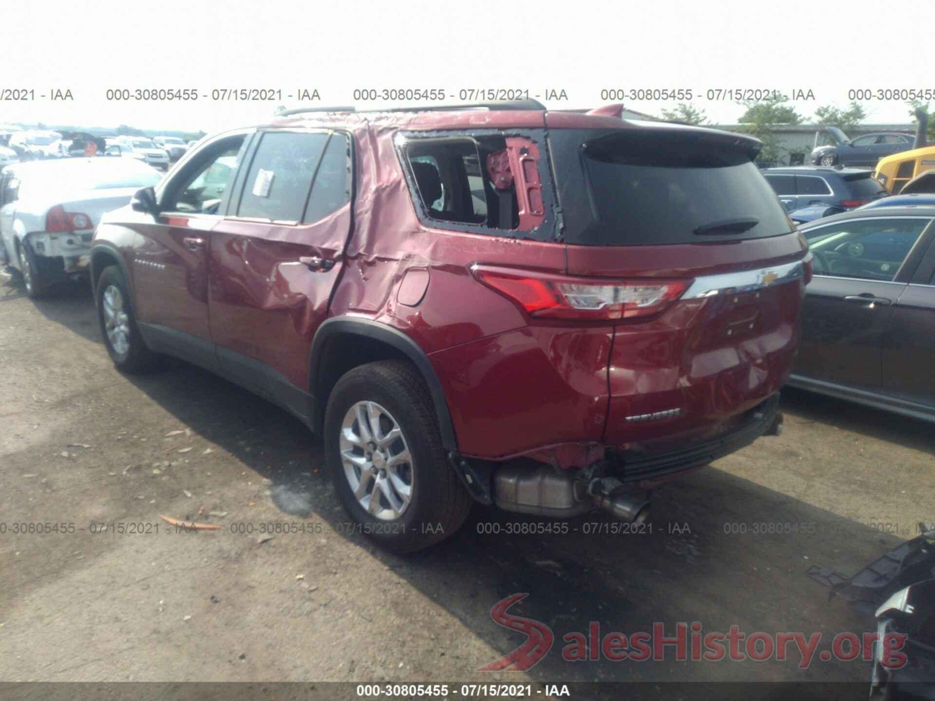 1GNERGKW3MJ158832 2021 CHEVROLET TRAVERSE