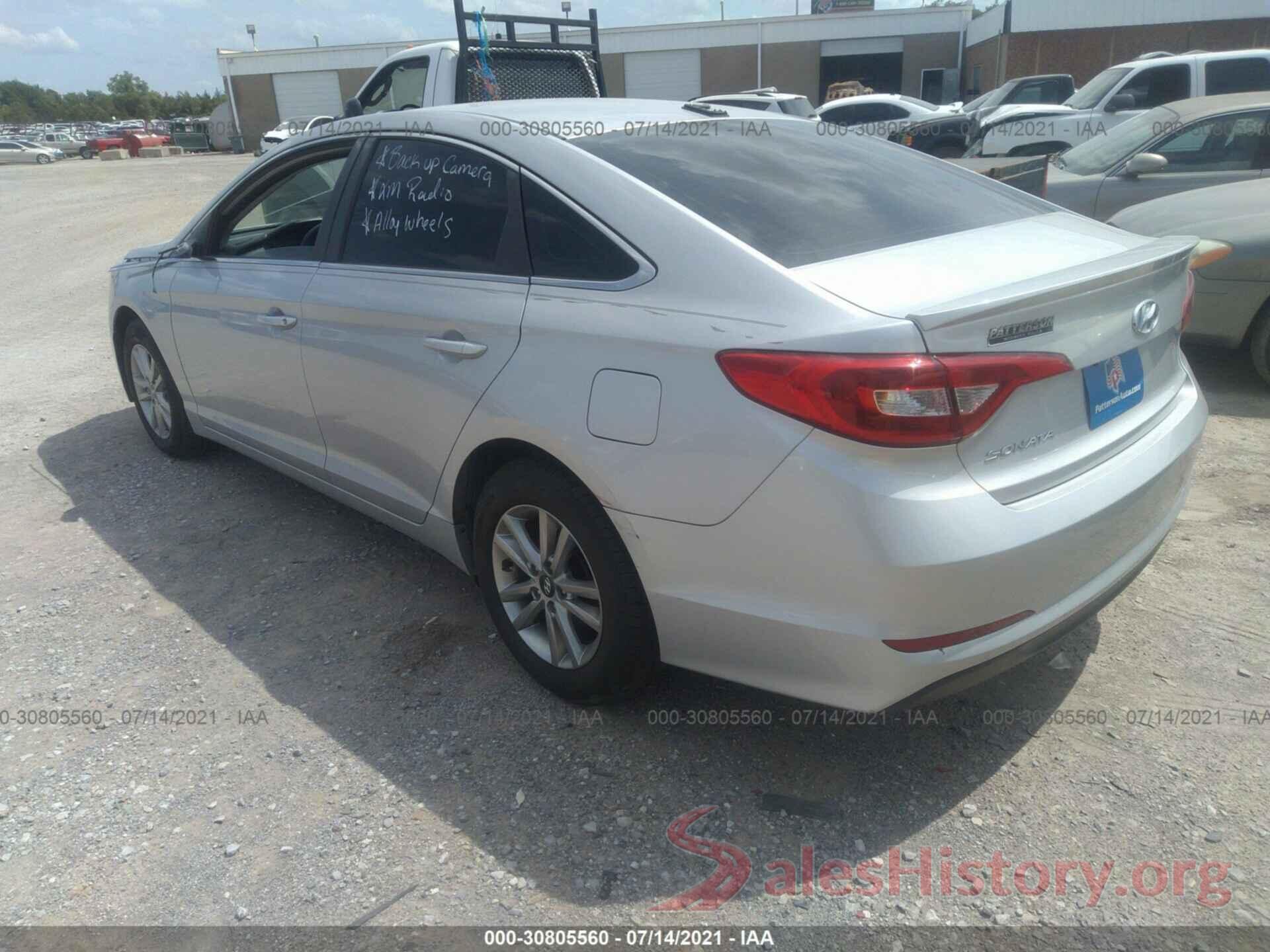 5NPE24AF4GH292081 2016 HYUNDAI SONATA