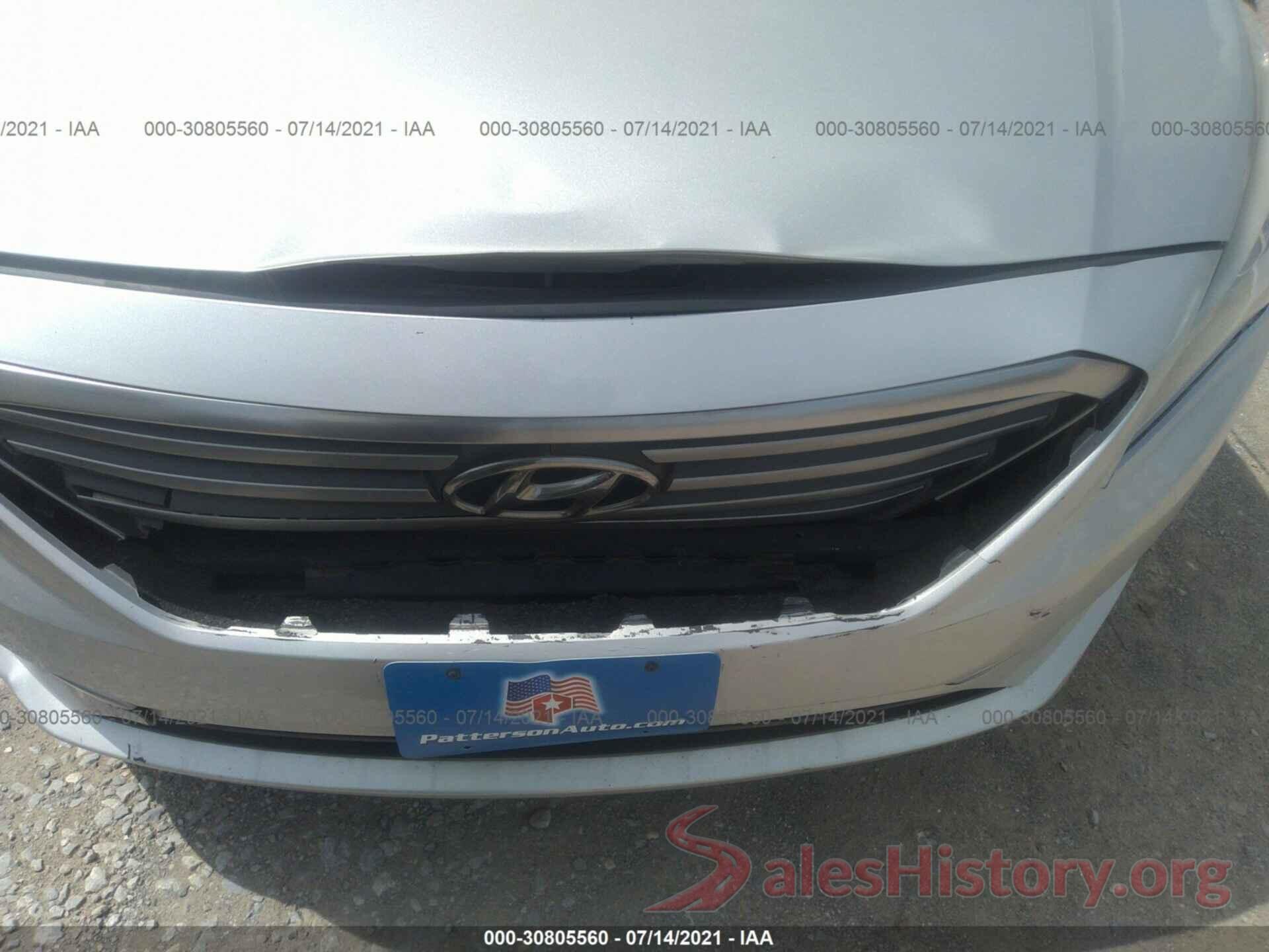 5NPE24AF4GH292081 2016 HYUNDAI SONATA