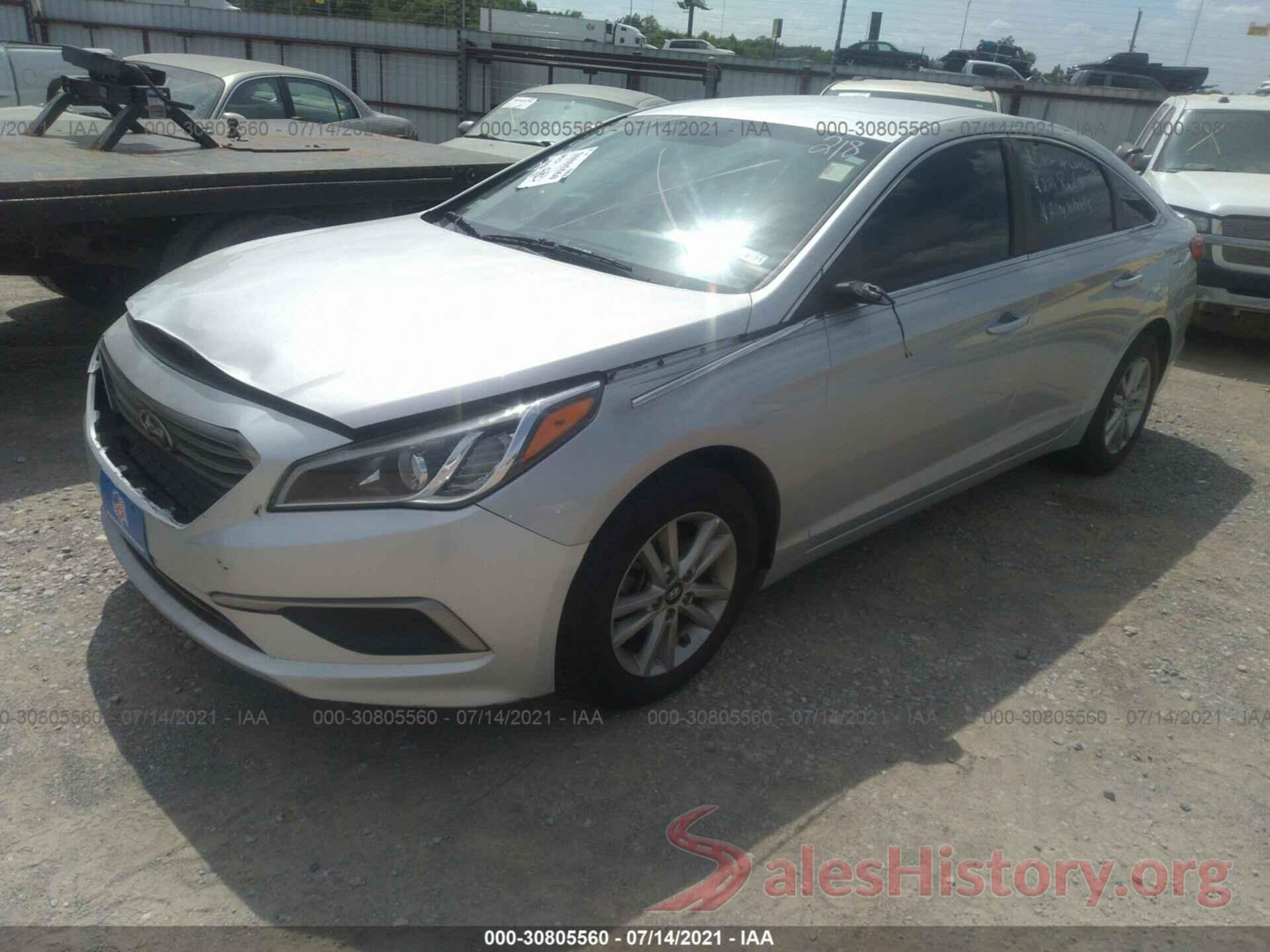 5NPE24AF4GH292081 2016 HYUNDAI SONATA