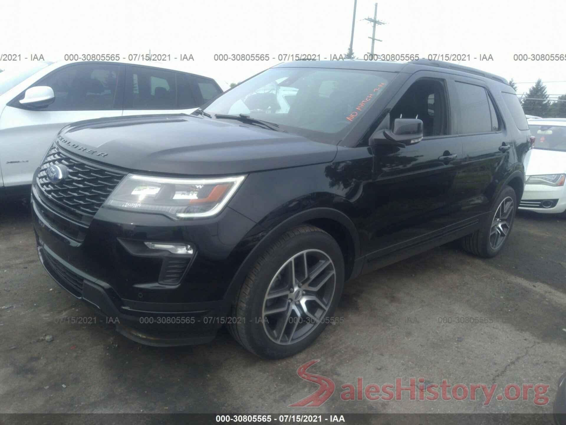 1FM5K8GTXJGC75734 2018 FORD EXPLORER