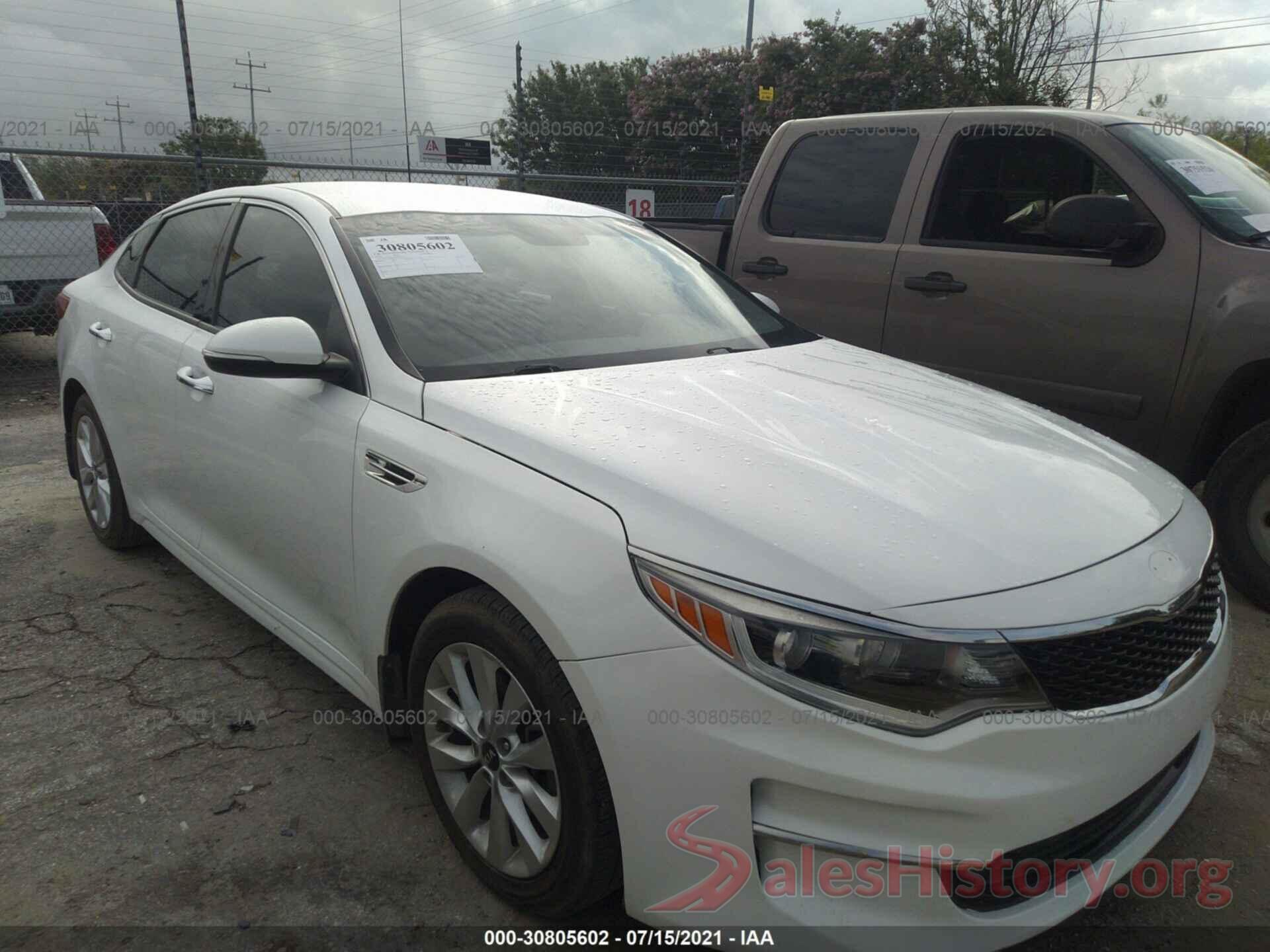 5XXGU4L33GG053168 2016 KIA OPTIMA