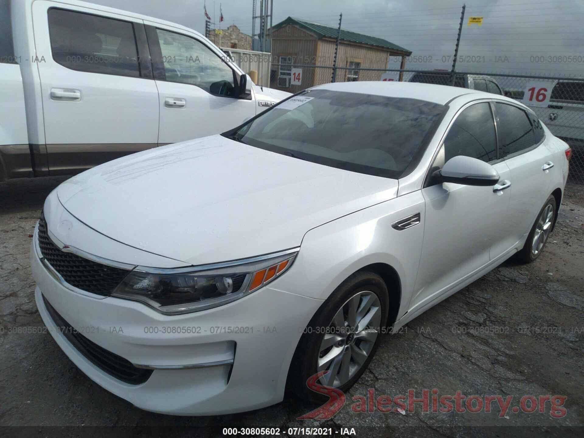 5XXGU4L33GG053168 2016 KIA OPTIMA