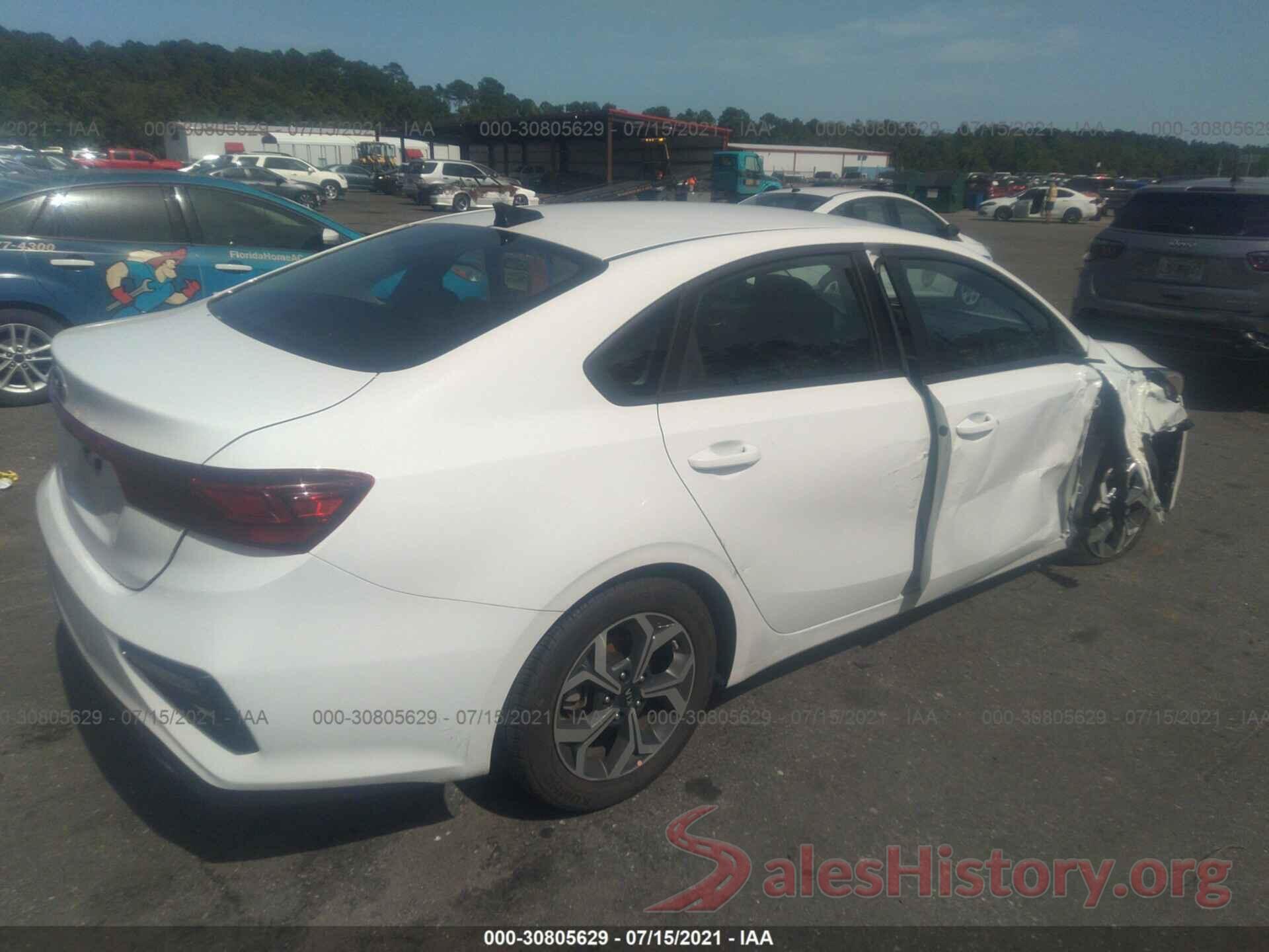 3KPF24ADXME293917 2021 KIA FORTE