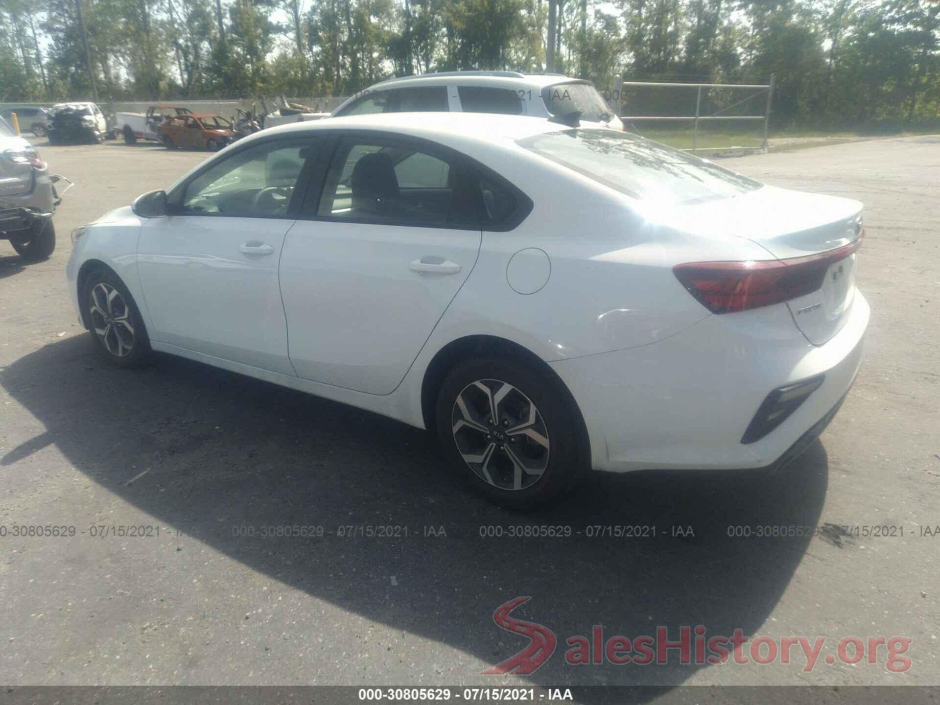 3KPF24ADXME293917 2021 KIA FORTE