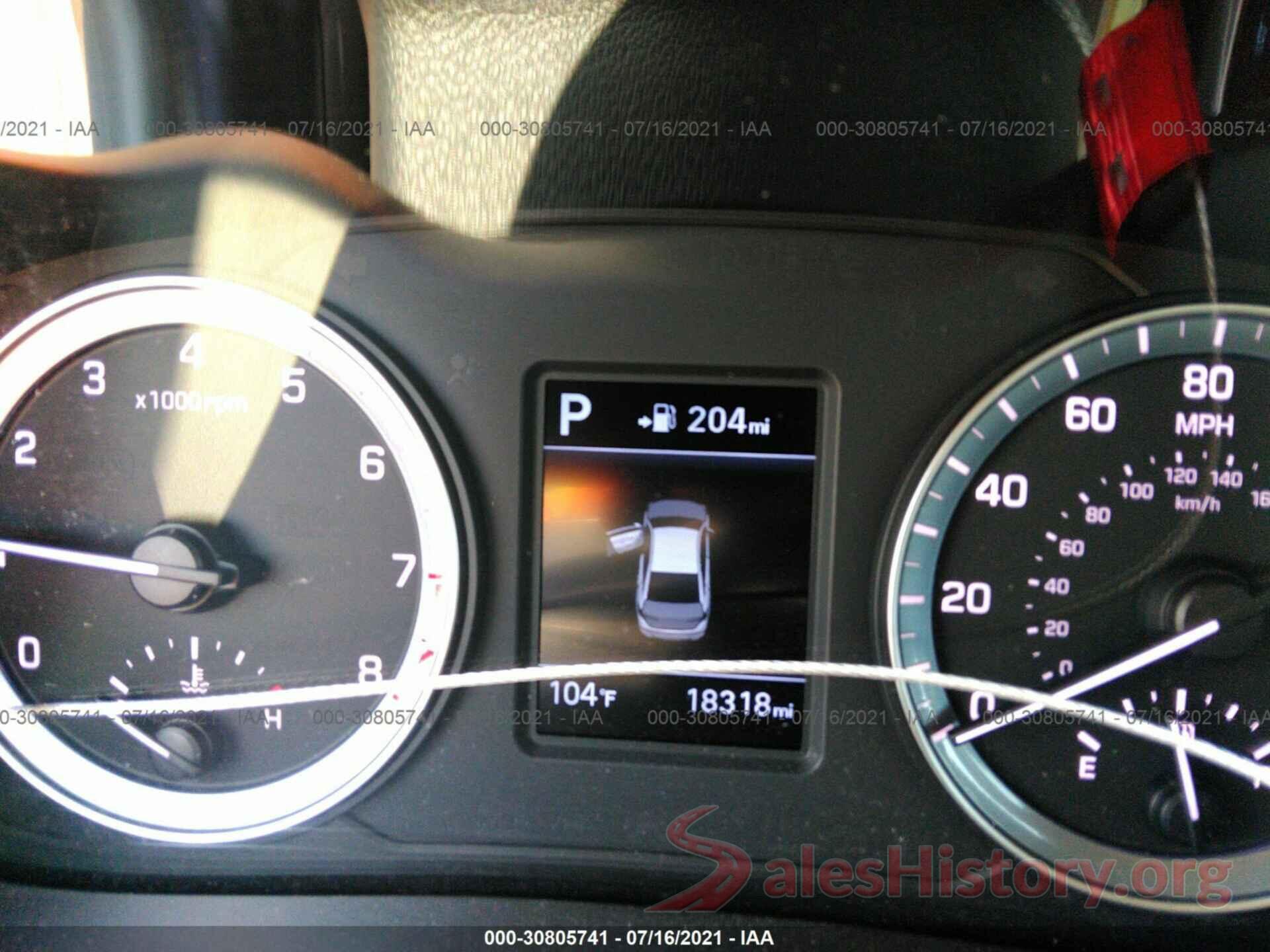 5NPE24AF9KH739108 2019 HYUNDAI SONATA