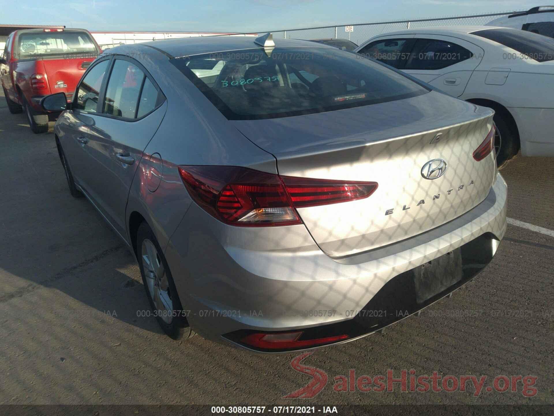 5NPD84LF7LH576595 2020 HYUNDAI ELANTRA