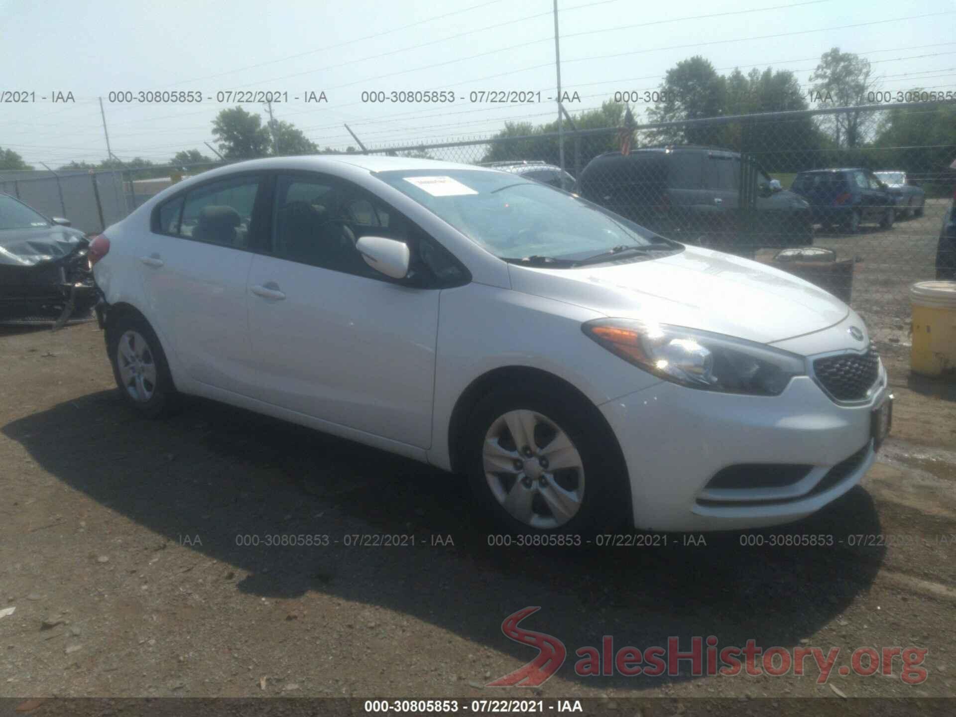 KNAFX4A66G5528782 2016 KIA FORTE