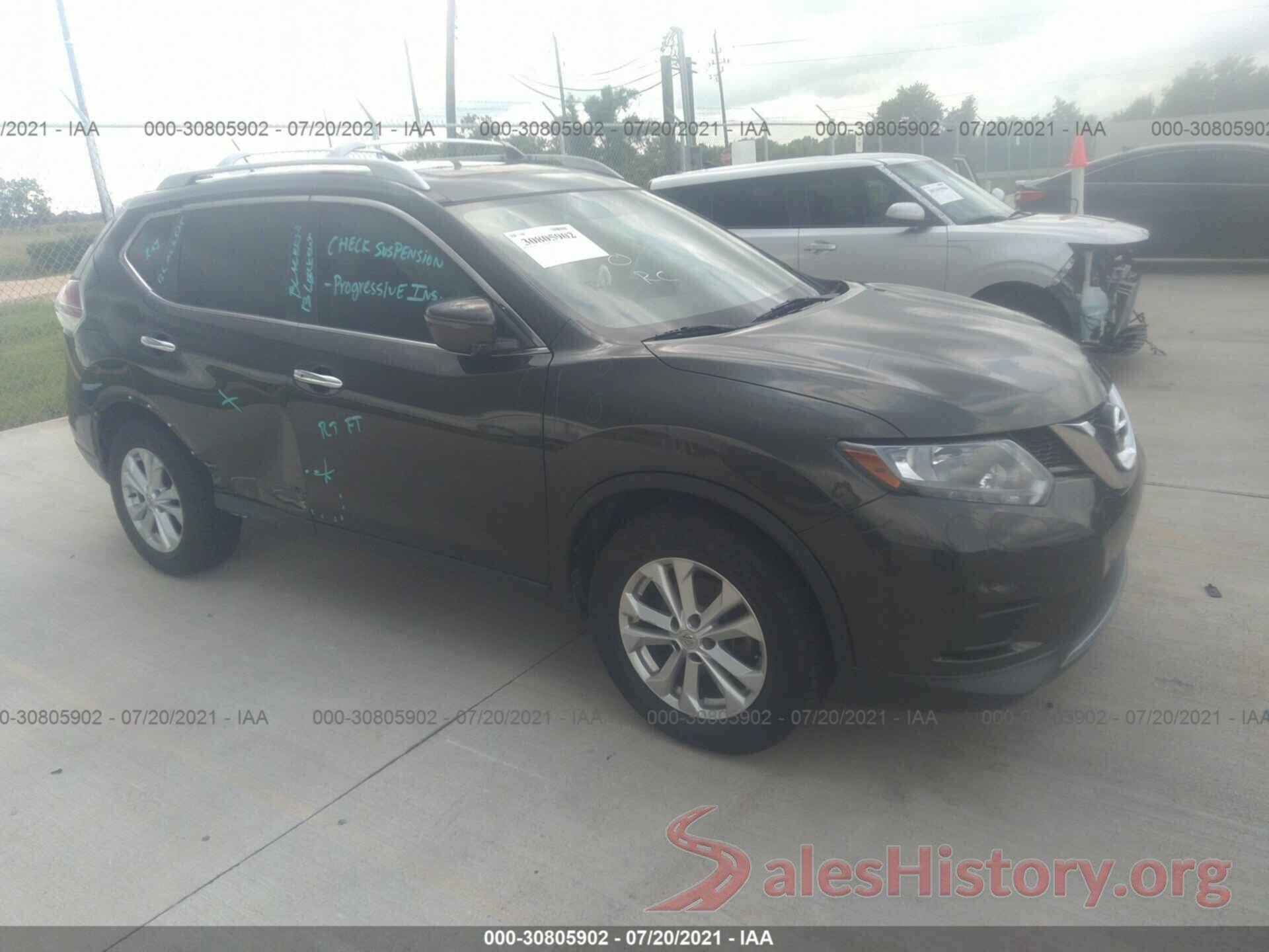 5N1AT2MT7GC811584 2016 NISSAN ROGUE