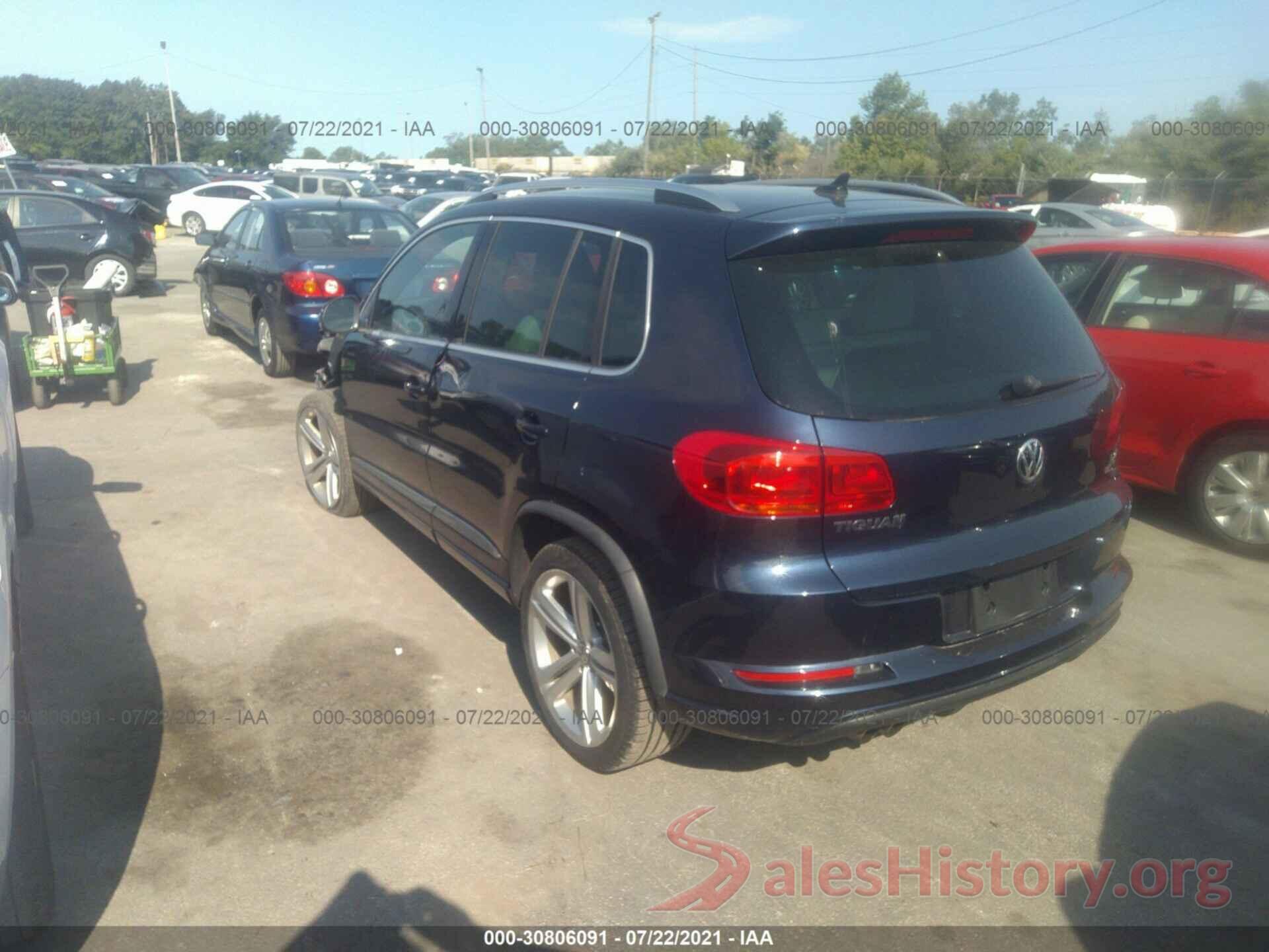 WVGBV7AX3GW058301 2016 VOLKSWAGEN TIGUAN