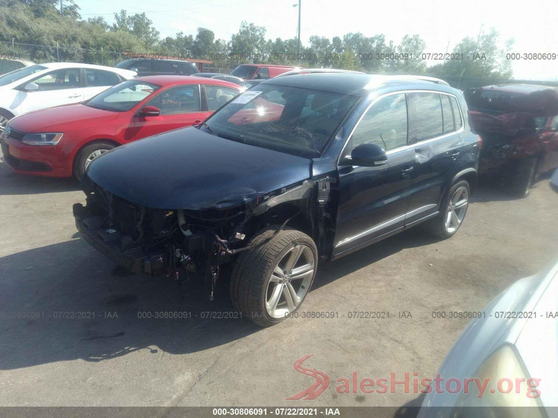 WVGBV7AX3GW058301 2016 VOLKSWAGEN TIGUAN