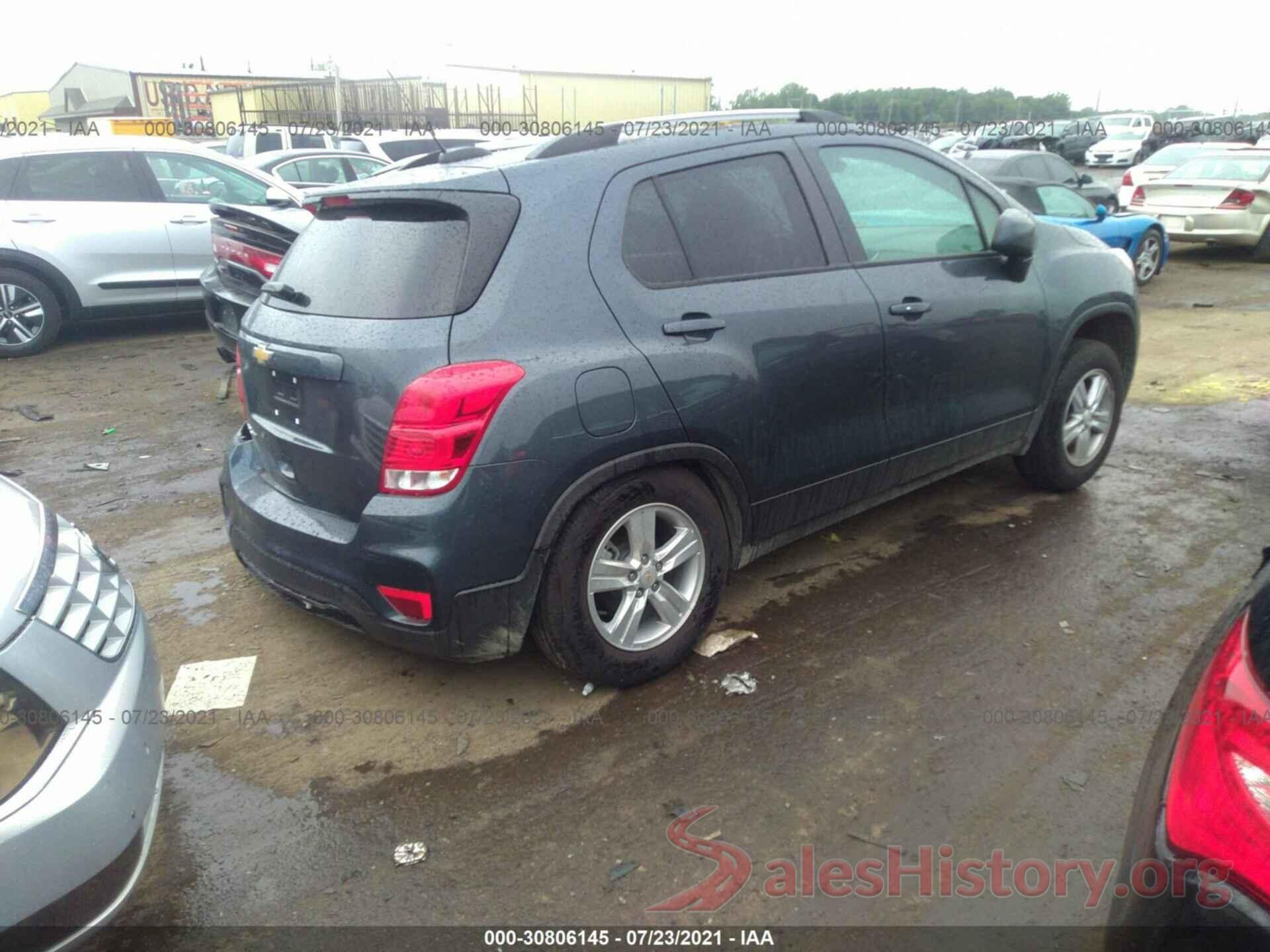 KL7CJPSB4MB353818 2021 CHEVROLET TRAX