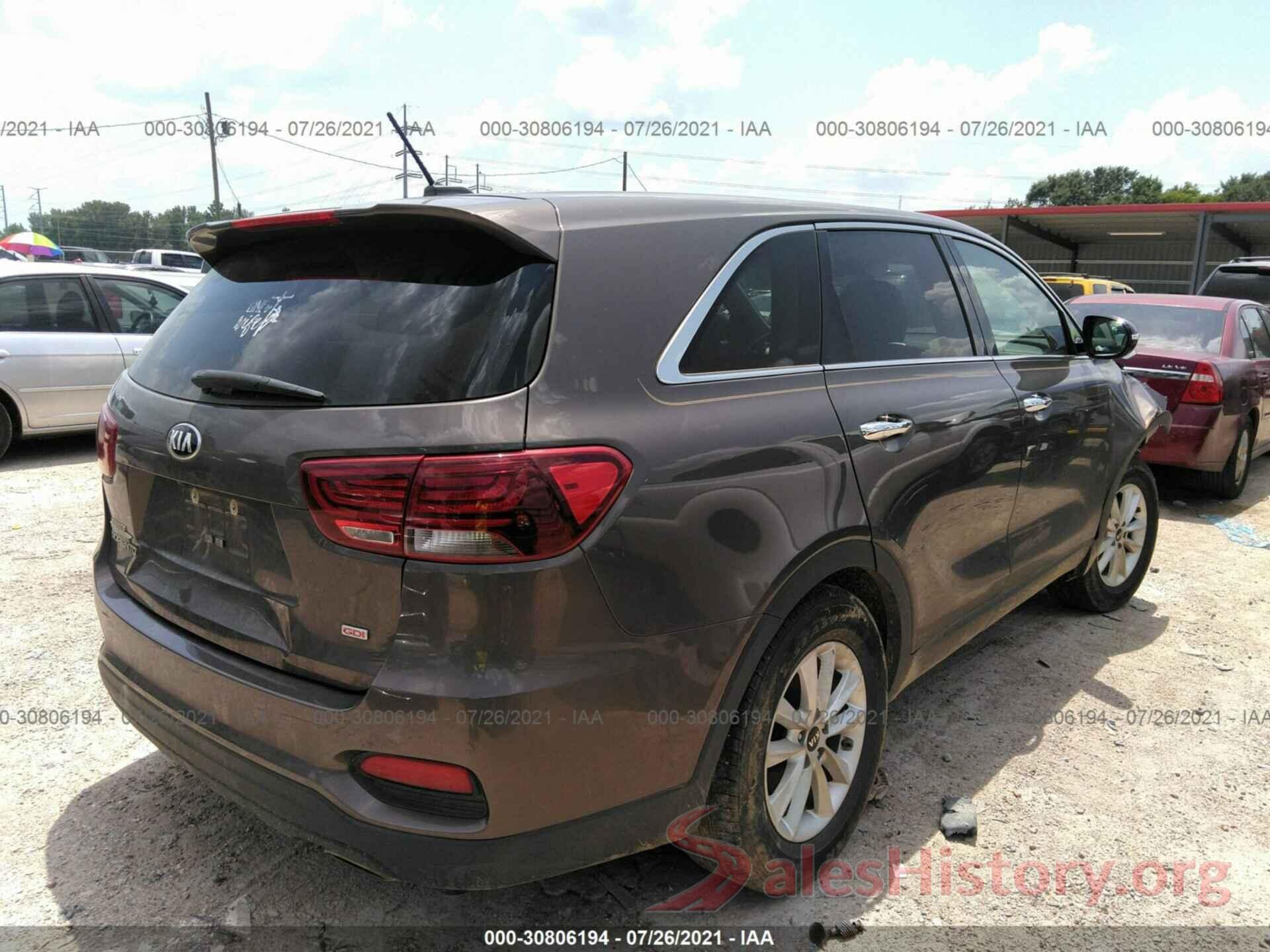 5XYPG4A33KG449115 2019 KIA SORENTO