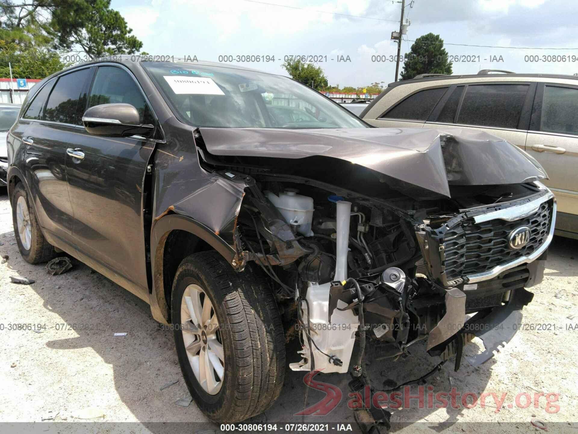 5XYPG4A33KG449115 2019 KIA SORENTO