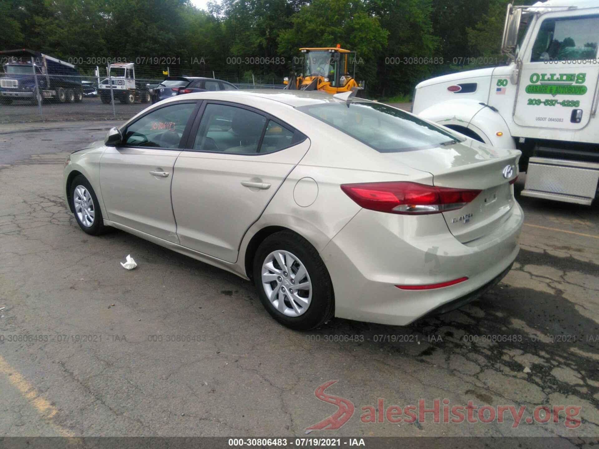 5NPD74LF2HH187955 2017 HYUNDAI ELANTRA