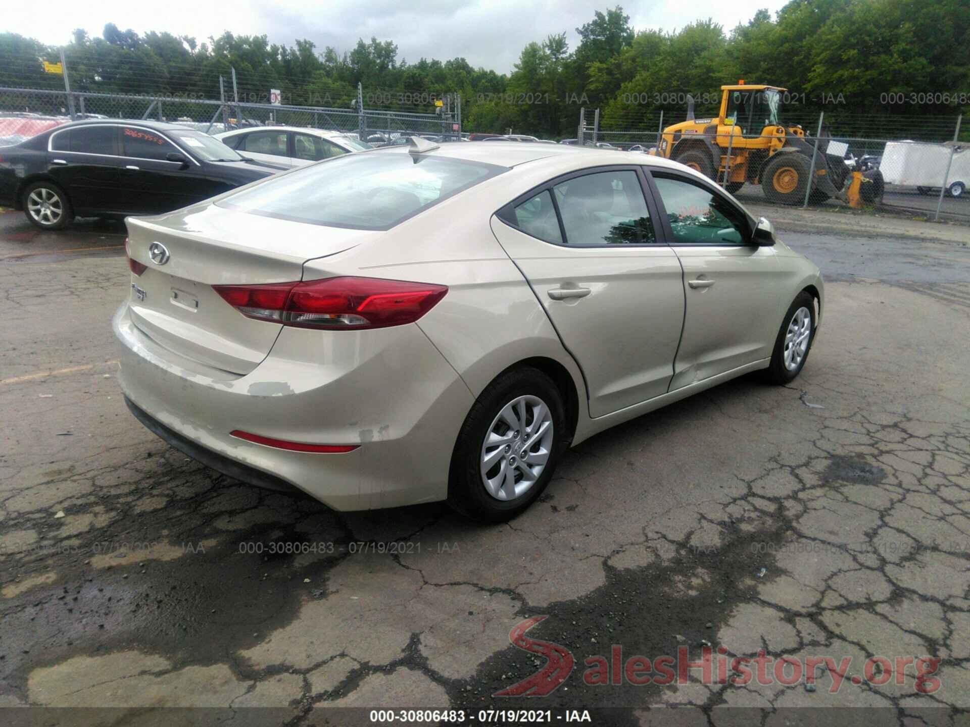 5NPD74LF2HH187955 2017 HYUNDAI ELANTRA