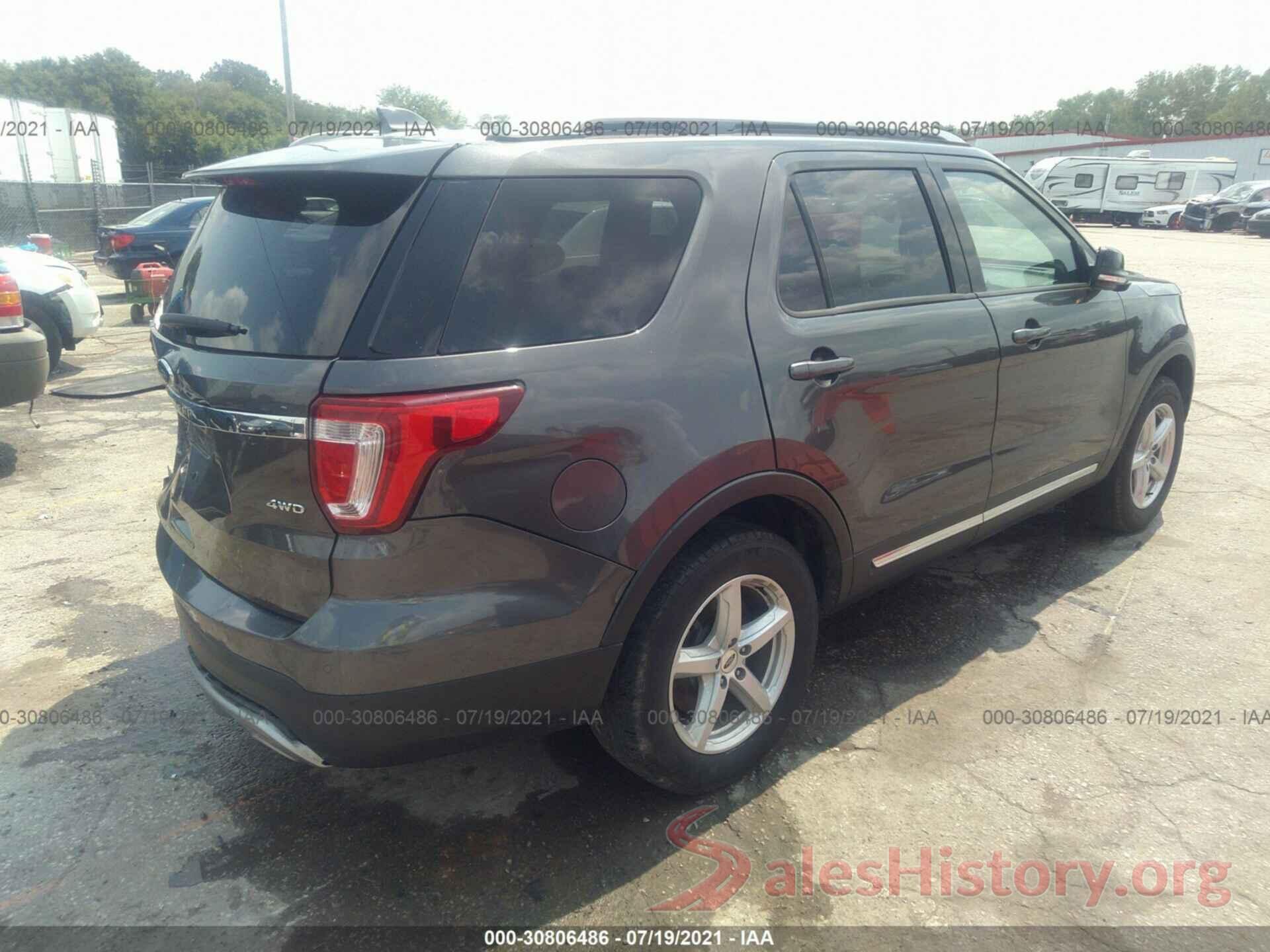 1FM5K8D84HGD43648 2017 FORD EXPLORER