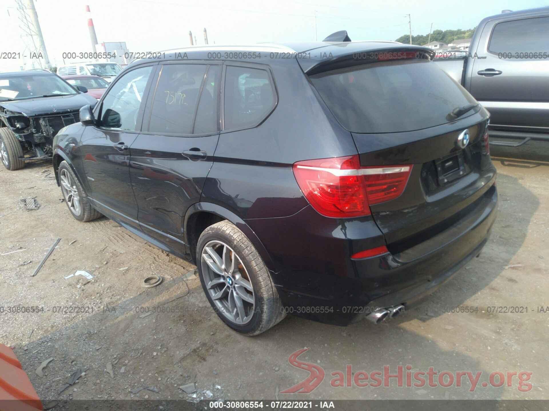 5UXWX9C3XH0T22381 2017 BMW X3