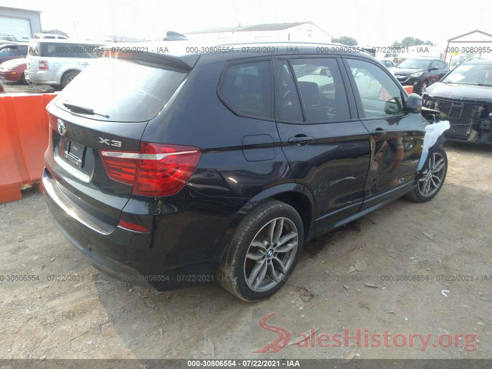 5UXWX9C3XH0T22381 2017 BMW X3