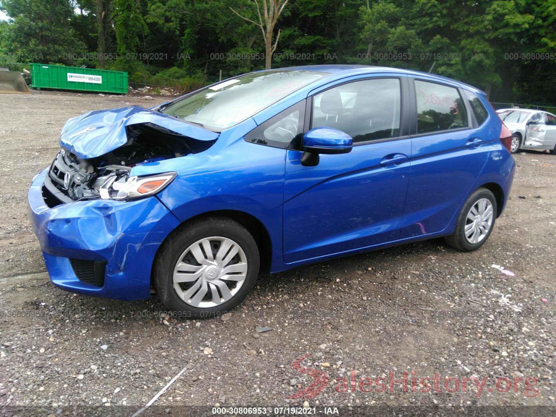 JHMGK5H59GX023301 2016 HONDA FIT