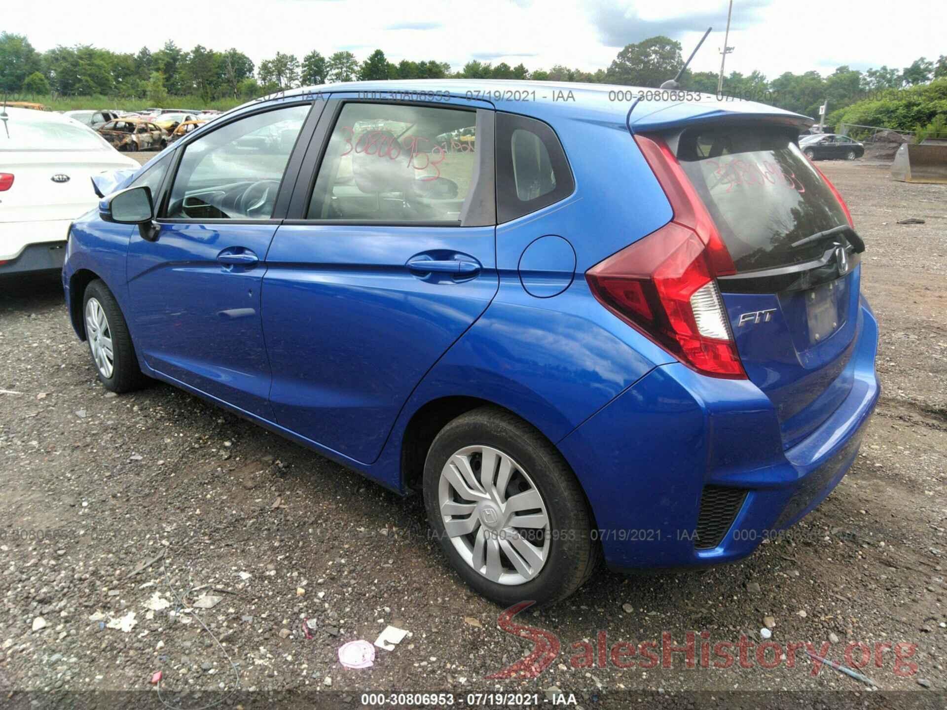 JHMGK5H59GX023301 2016 HONDA FIT