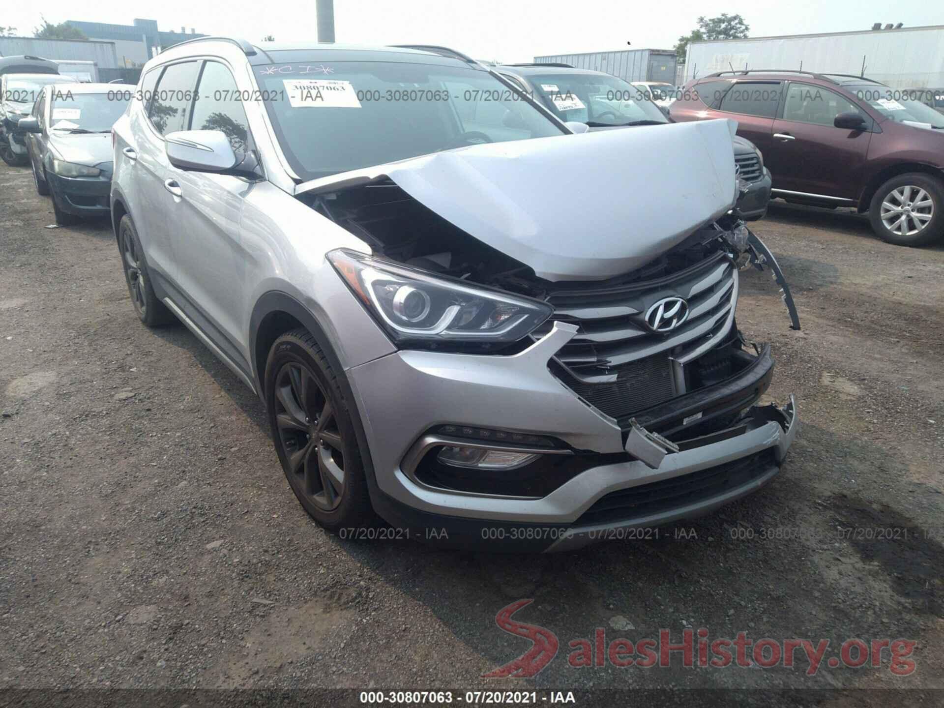 5XYZWDLA2HG385939 2017 HYUNDAI SANTA FE SPORT