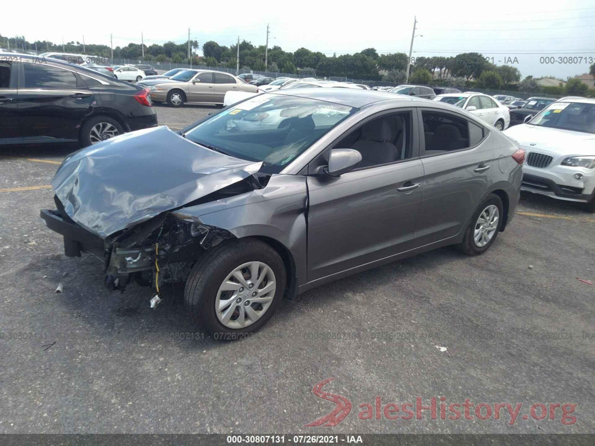 5NPD74LF7JH293582 2018 HYUNDAI ELANTRA