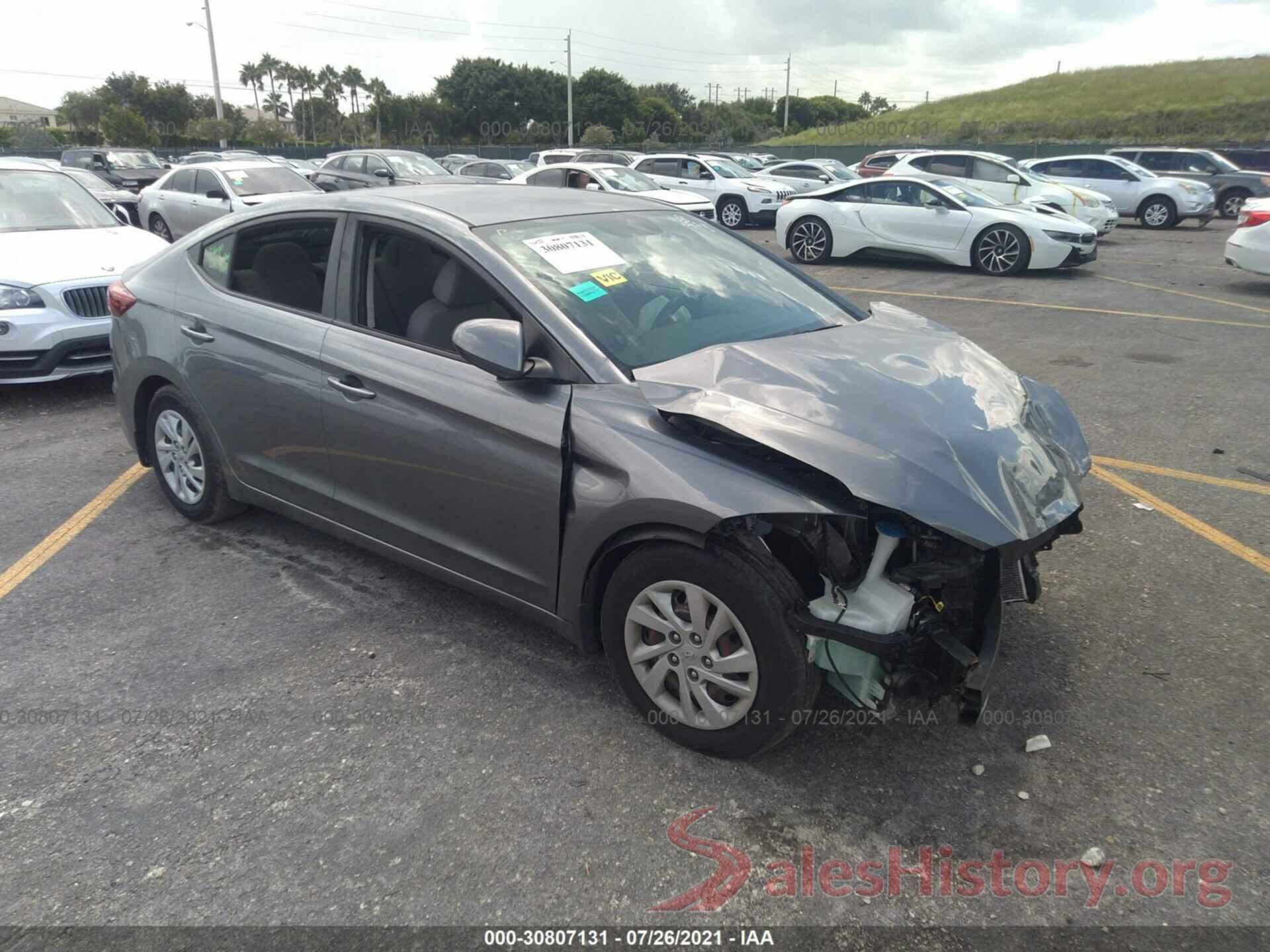 5NPD74LF7JH293582 2018 HYUNDAI ELANTRA