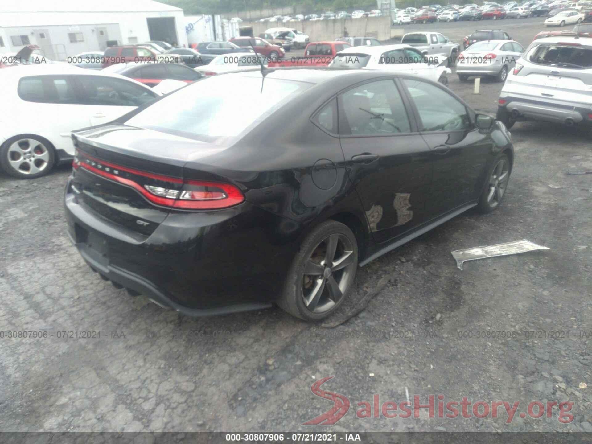 1C3CDFEB9GD539285 2016 DODGE DART