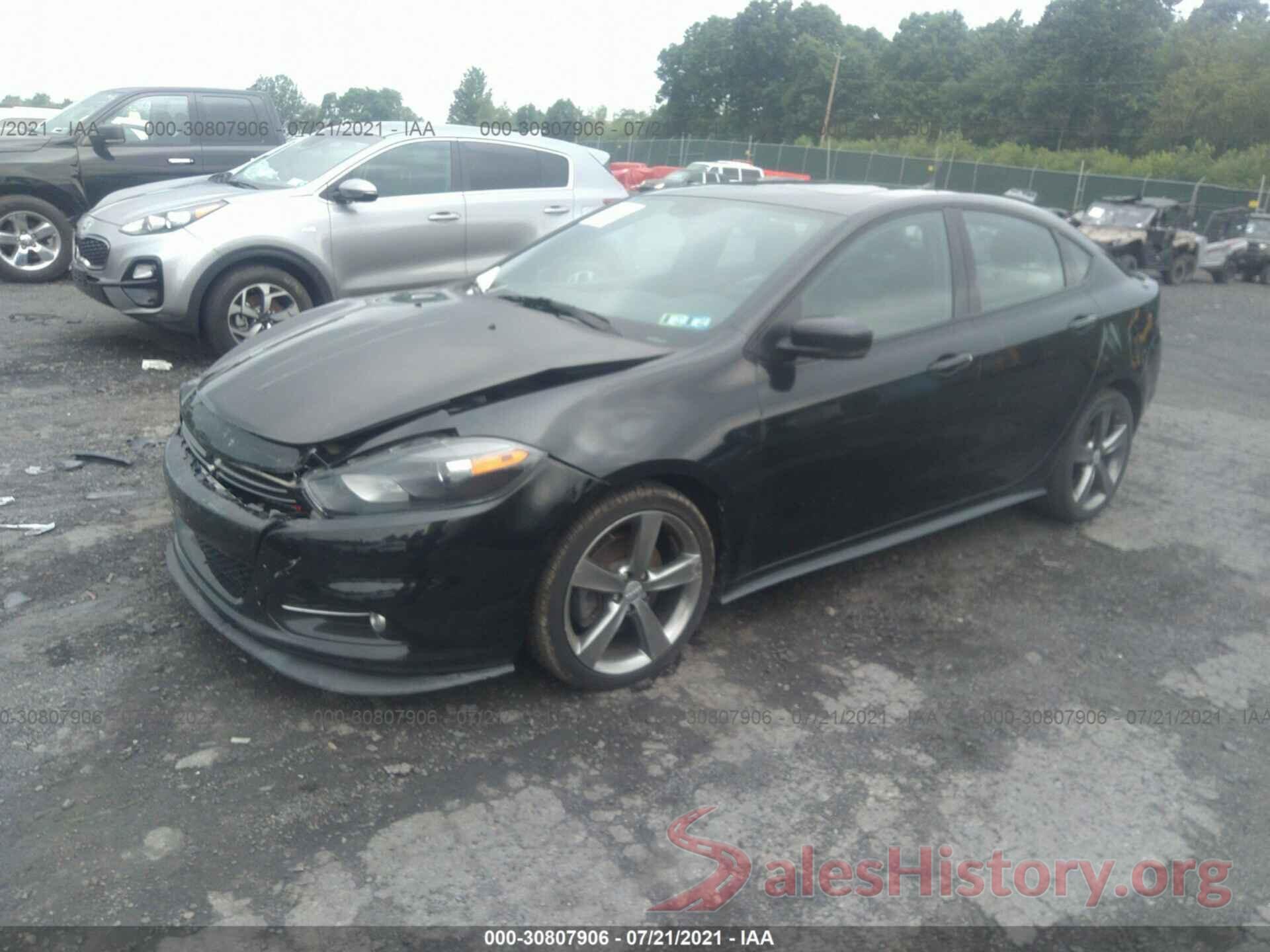 1C3CDFEB9GD539285 2016 DODGE DART