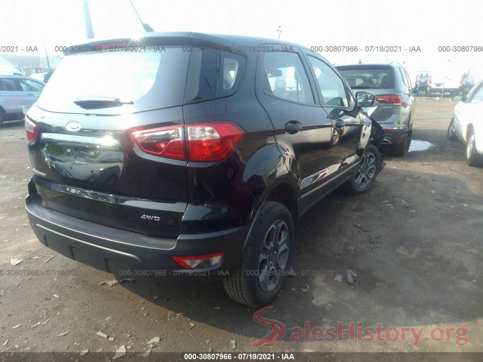 MAJ6S3FL2LC369992 2020 FORD ECOSPORT