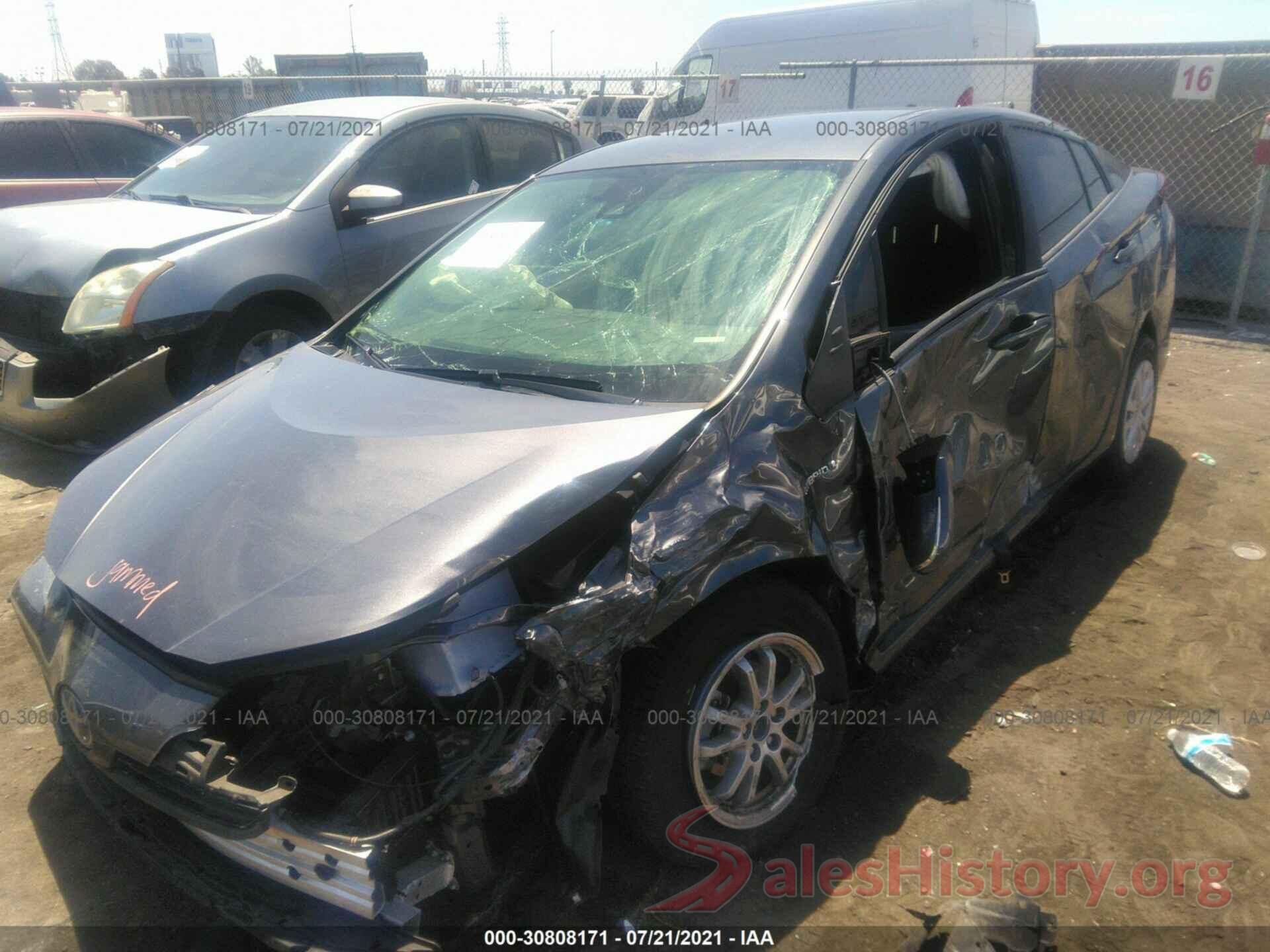 JTDKARFU9K3073938 2019 TOYOTA PRIUS