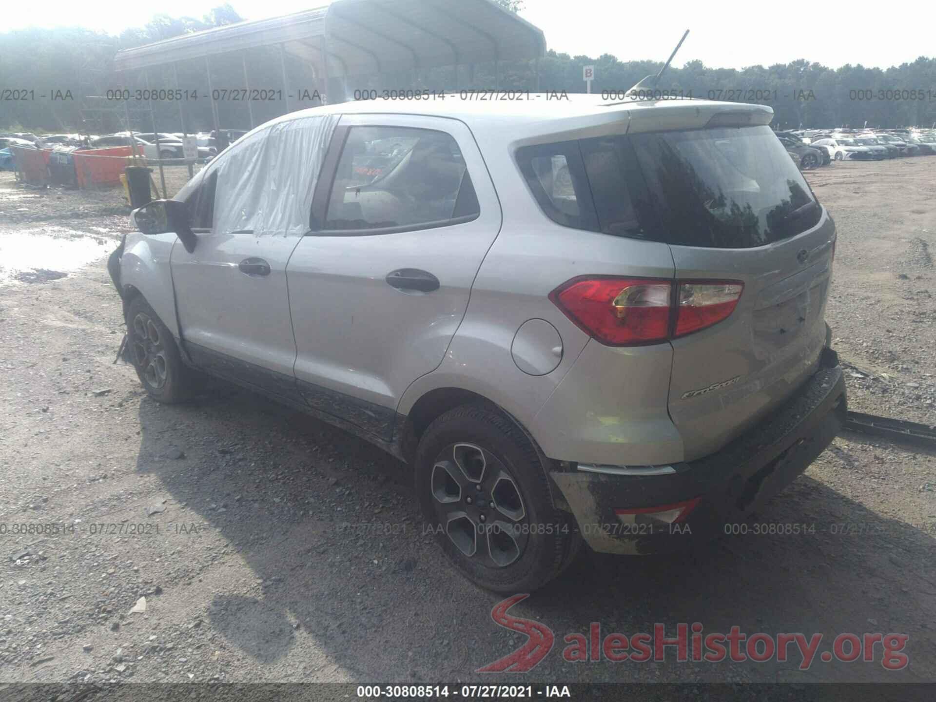 MAJ3S2FEXLC393875 2020 FORD ECOSPORT