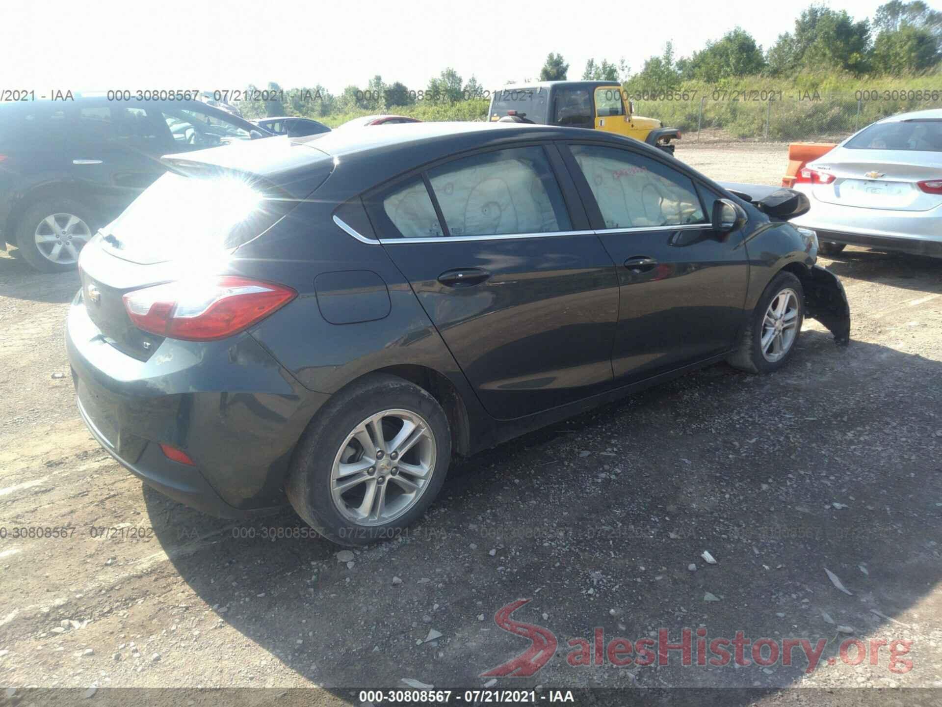 3G1BE6SM9JS619261 2018 CHEVROLET CRUZE