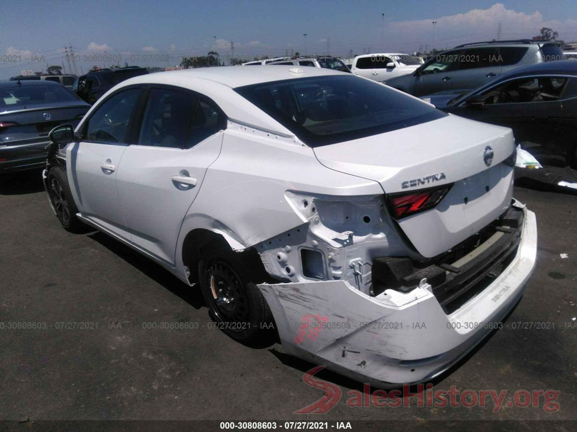 3N1AB8CV2MY225829 2021 NISSAN SENTRA