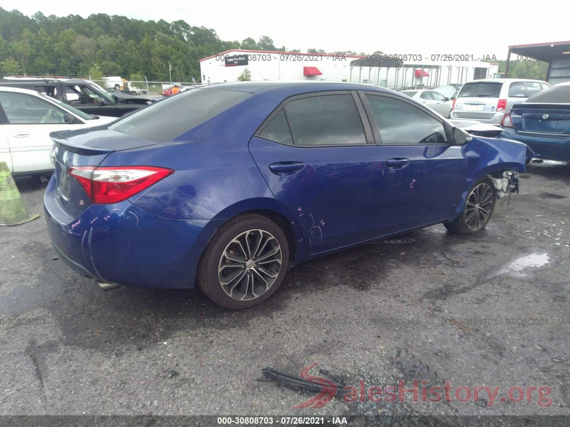 2T1BURHE7GC594510 2016 TOYOTA COROLLA