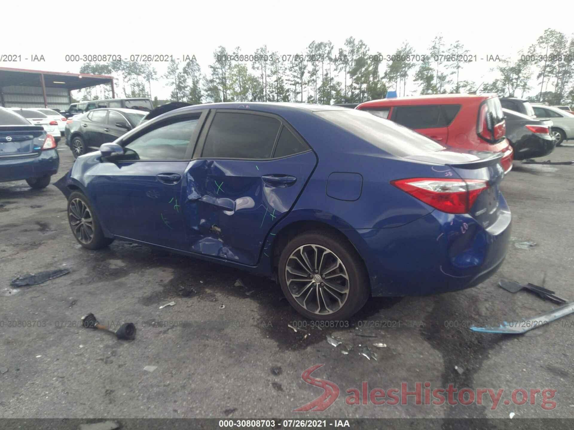 2T1BURHE7GC594510 2016 TOYOTA COROLLA