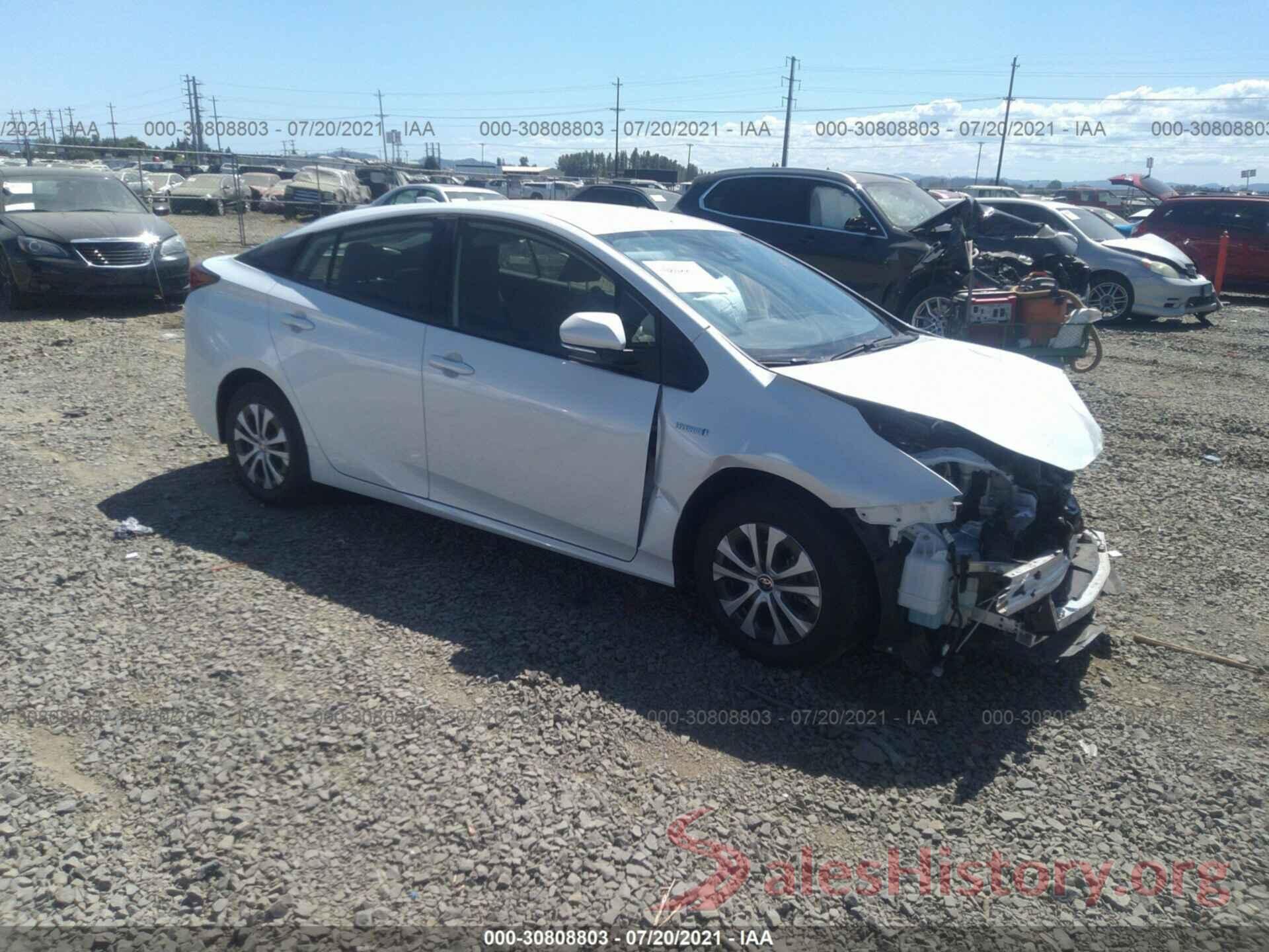 JTDL9MFU2M3025670 2021 TOYOTA PRIUS