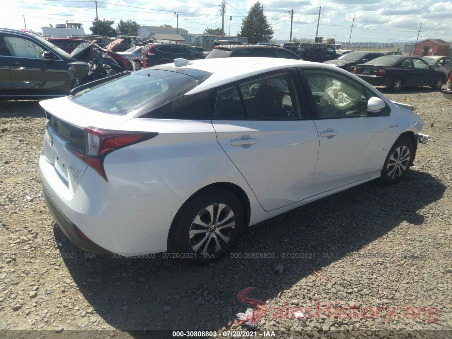 JTDL9MFU2M3025670 2021 TOYOTA PRIUS