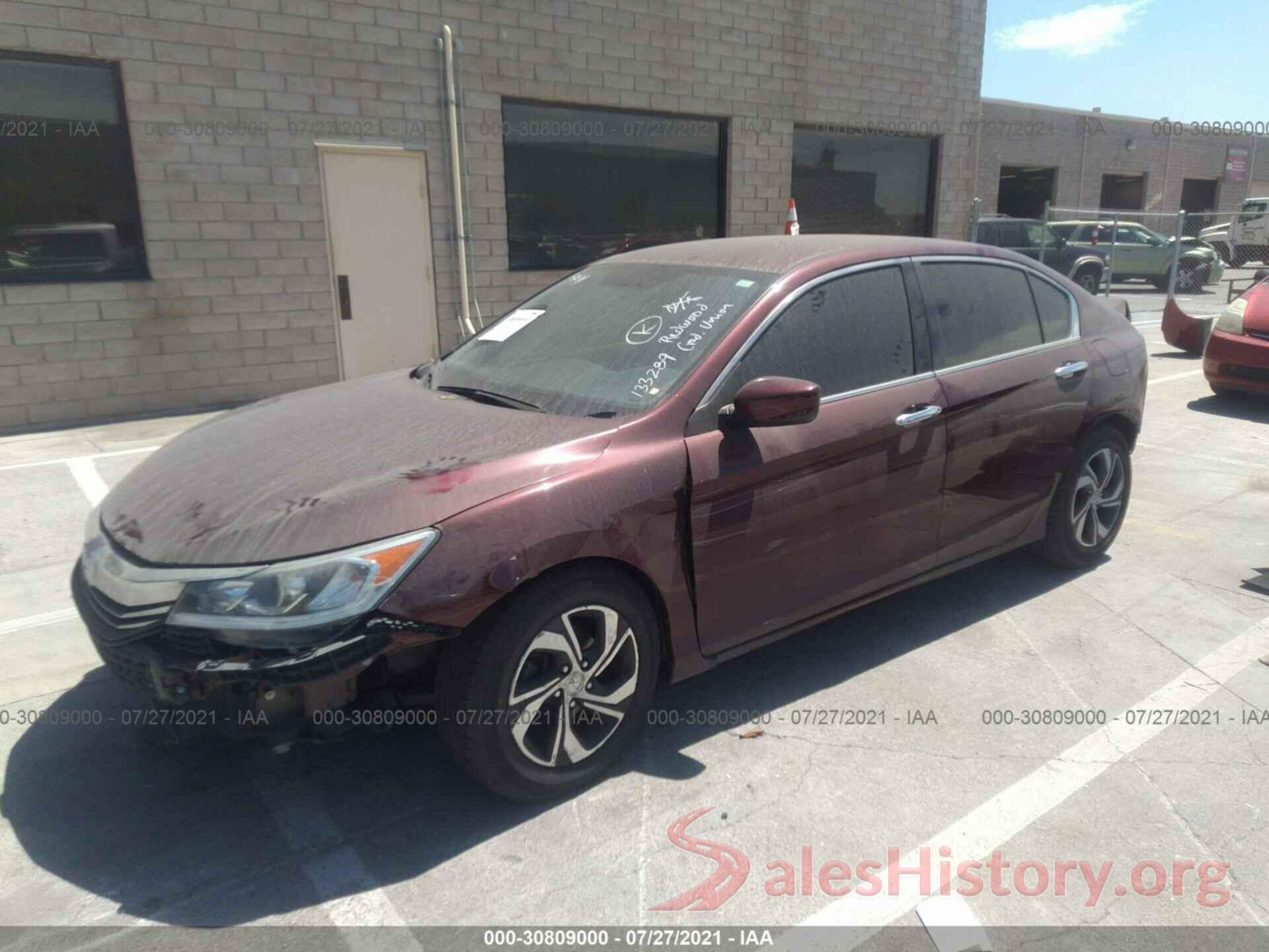 1HGCR2F31HA133289 2017 HONDA ACCORD SEDAN